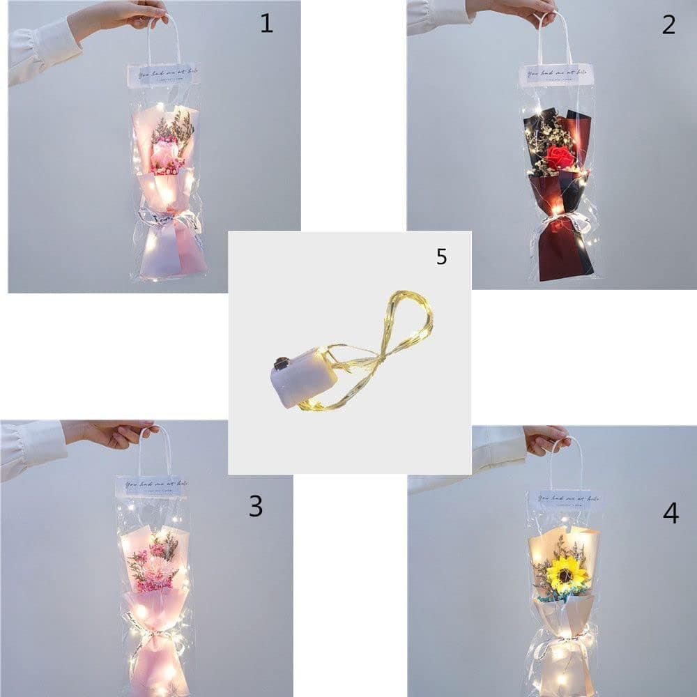 Home Decoration Rose Hand Made Valentine's Day Artificial Flowers Simulation Flower Soap Flowers Mini Bouquet (1 Pc) thumbnail 5