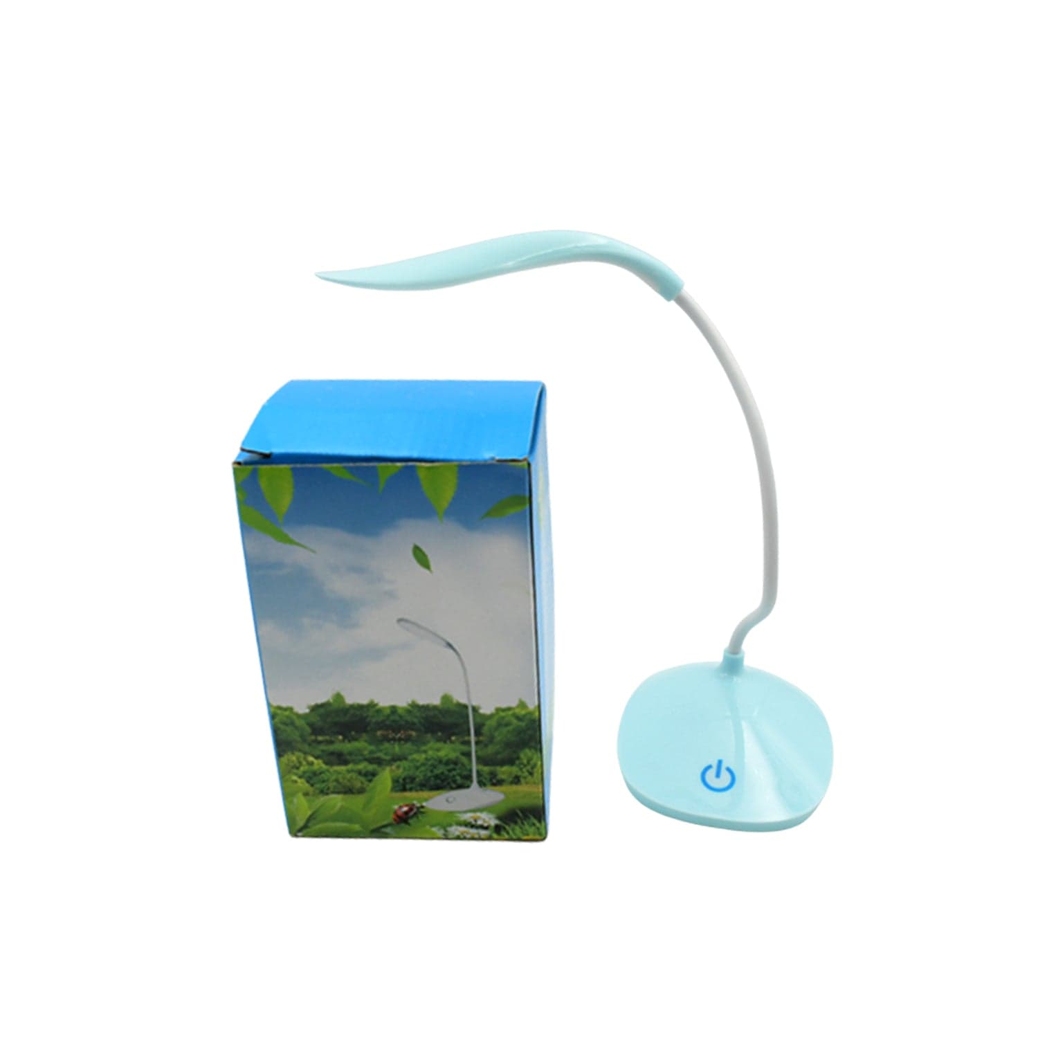 Study lamp Led Touch On Off Switch Student Study Reading Dimmer Led Table Lamps White Desk Light Lamp thumbnail 4