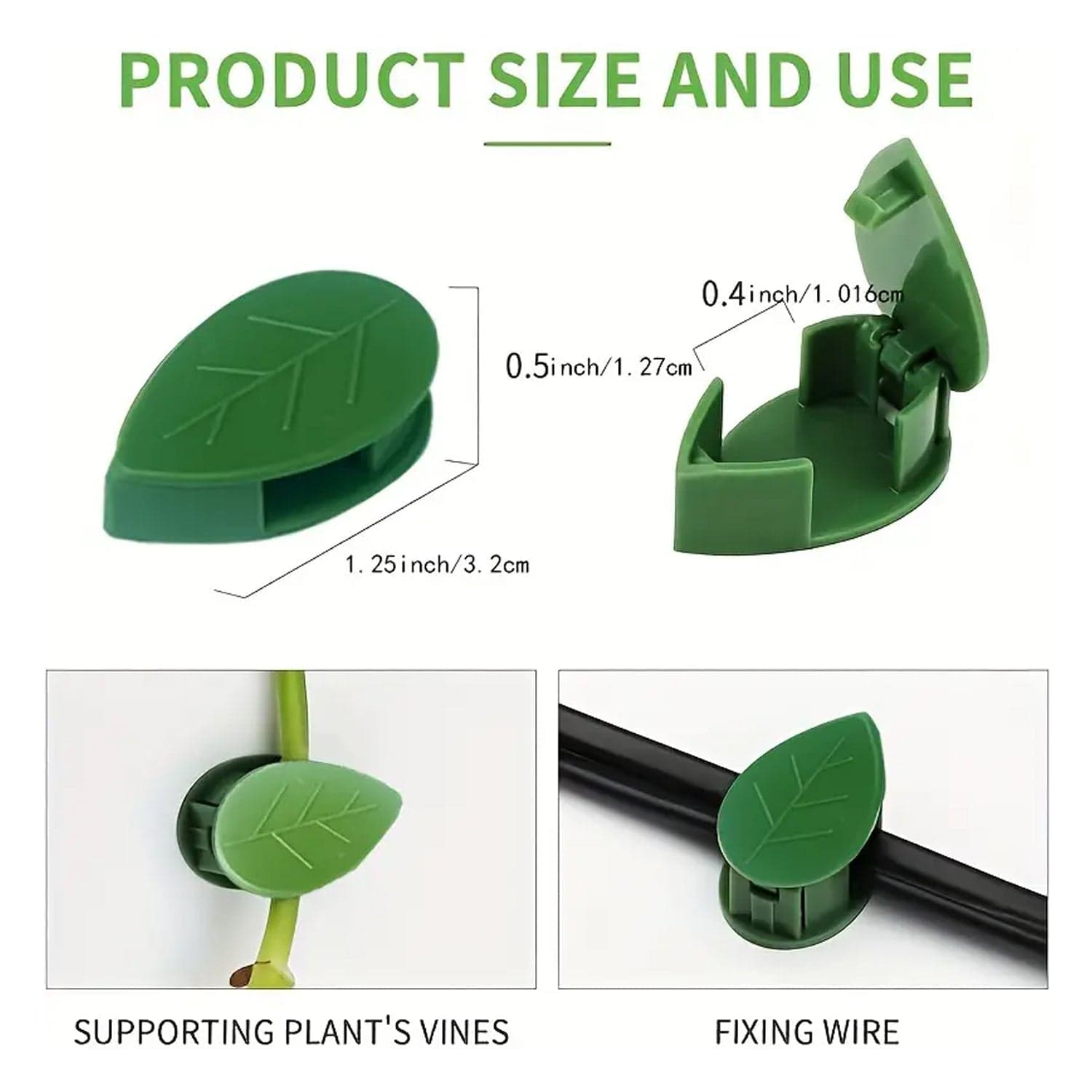 Plant Climbing Wall Clip, Self-Adhesive Vines Support Hooks For Indoor Outdoor Use (10 Pcs Set) thumbnail 6