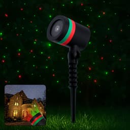 Star Fairy Motion Laser Projector of Multicolor Decorative Light for Indoor & Outdoor Festivities (No Remote)