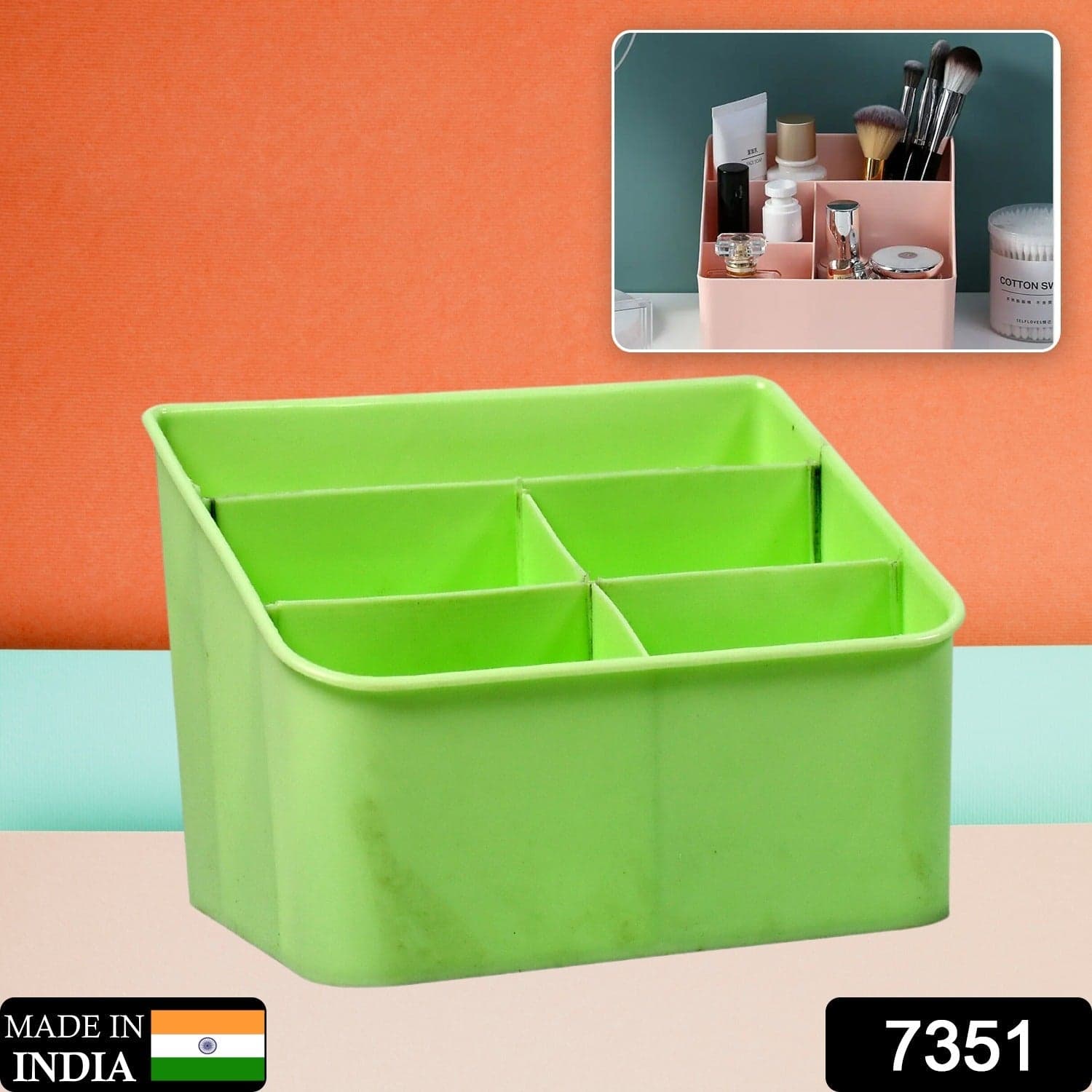 Plastic Multiple Storage Box for Living Room and Bathroom Space Saver Storage Box thumbnail 2