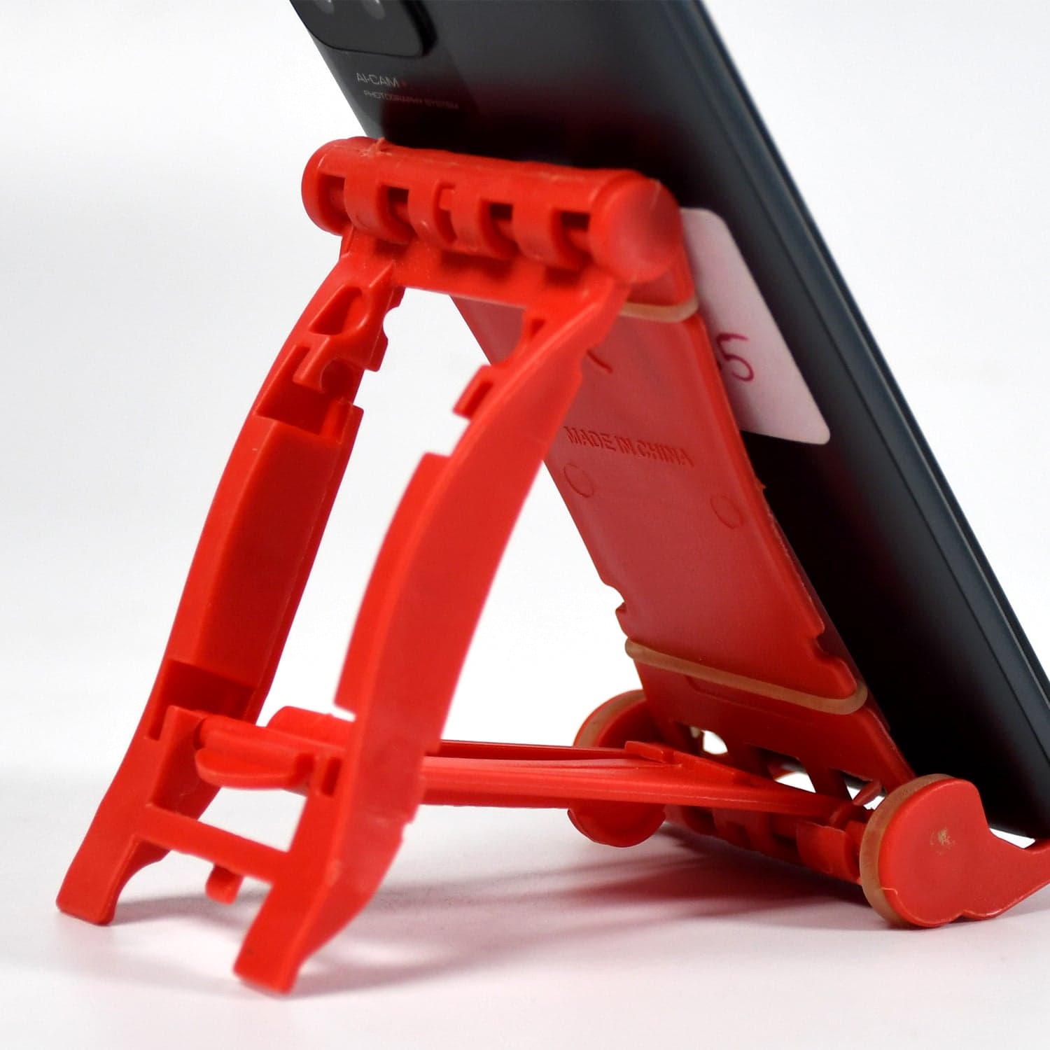 Adjustable Foldable Plastic Square Mobile Stand Premium Mobile Stand Use For Home  thumbnail 5