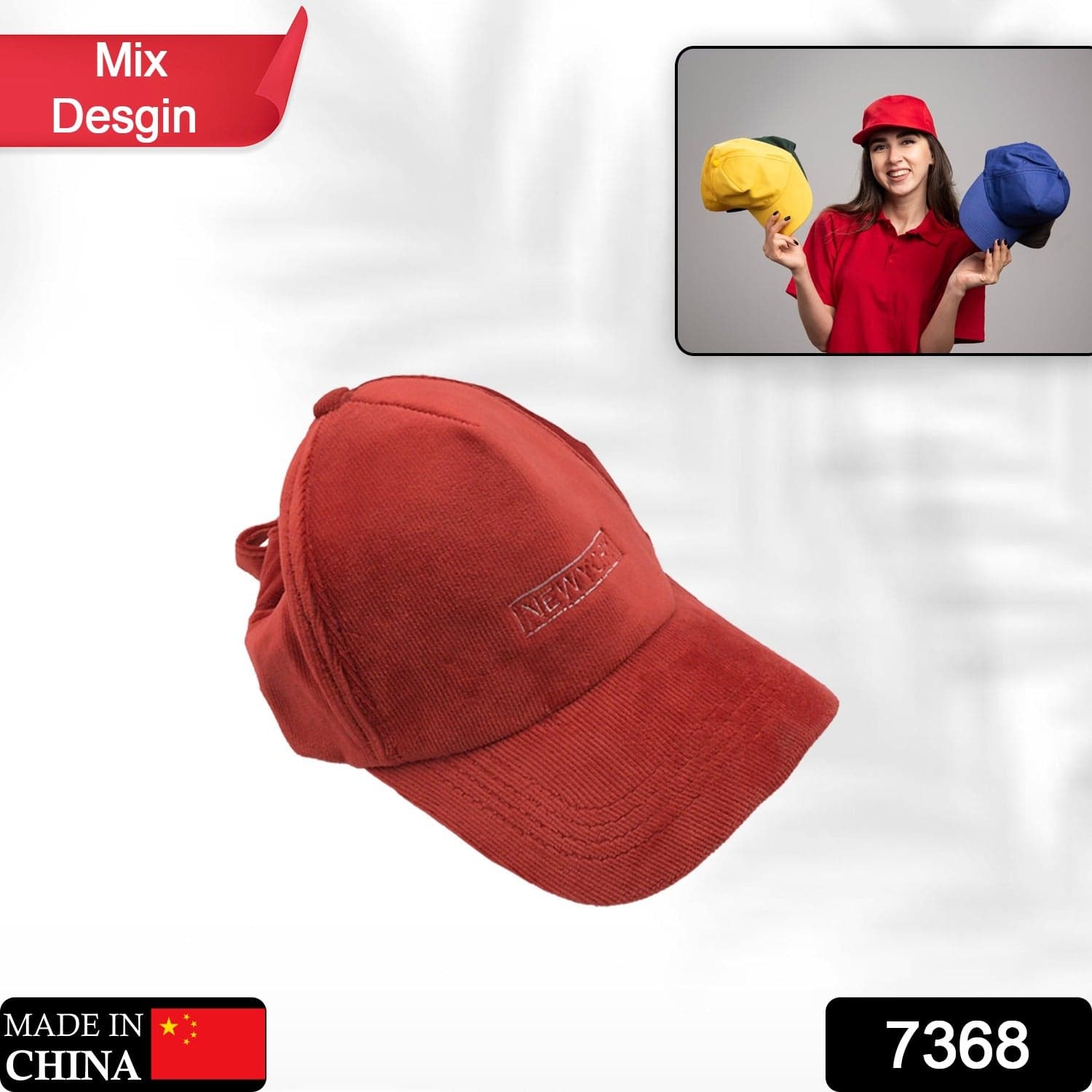 Women Desinger Winter Soft Warm Snow Proof Pom Pom Cap thumbnail 2