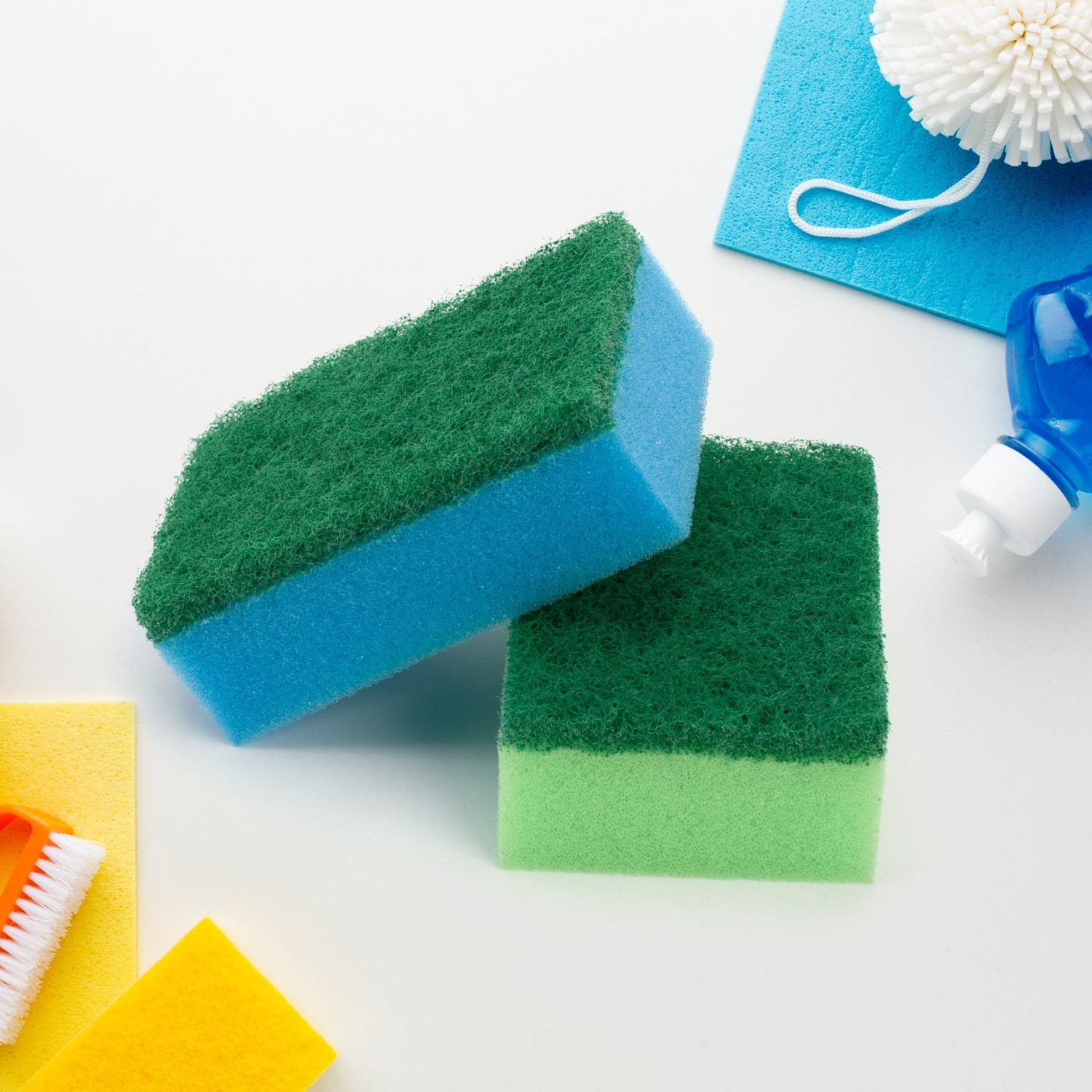 2-in-1 Multi-Purpose Scrub Sponge of Wear Resistant Dish & Furniture Cleaner (1 Pc) thumbnail 1