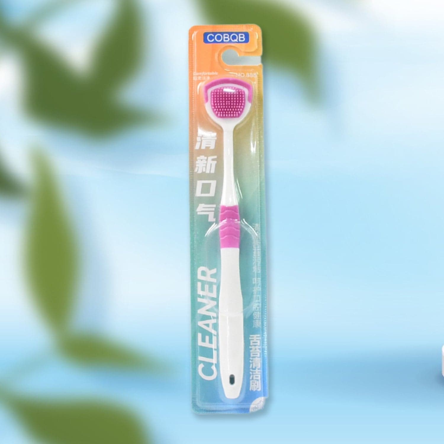 Tongue Cleaner Brush, Silicone Tongue Scraper (1 Pc) thumbnail 3