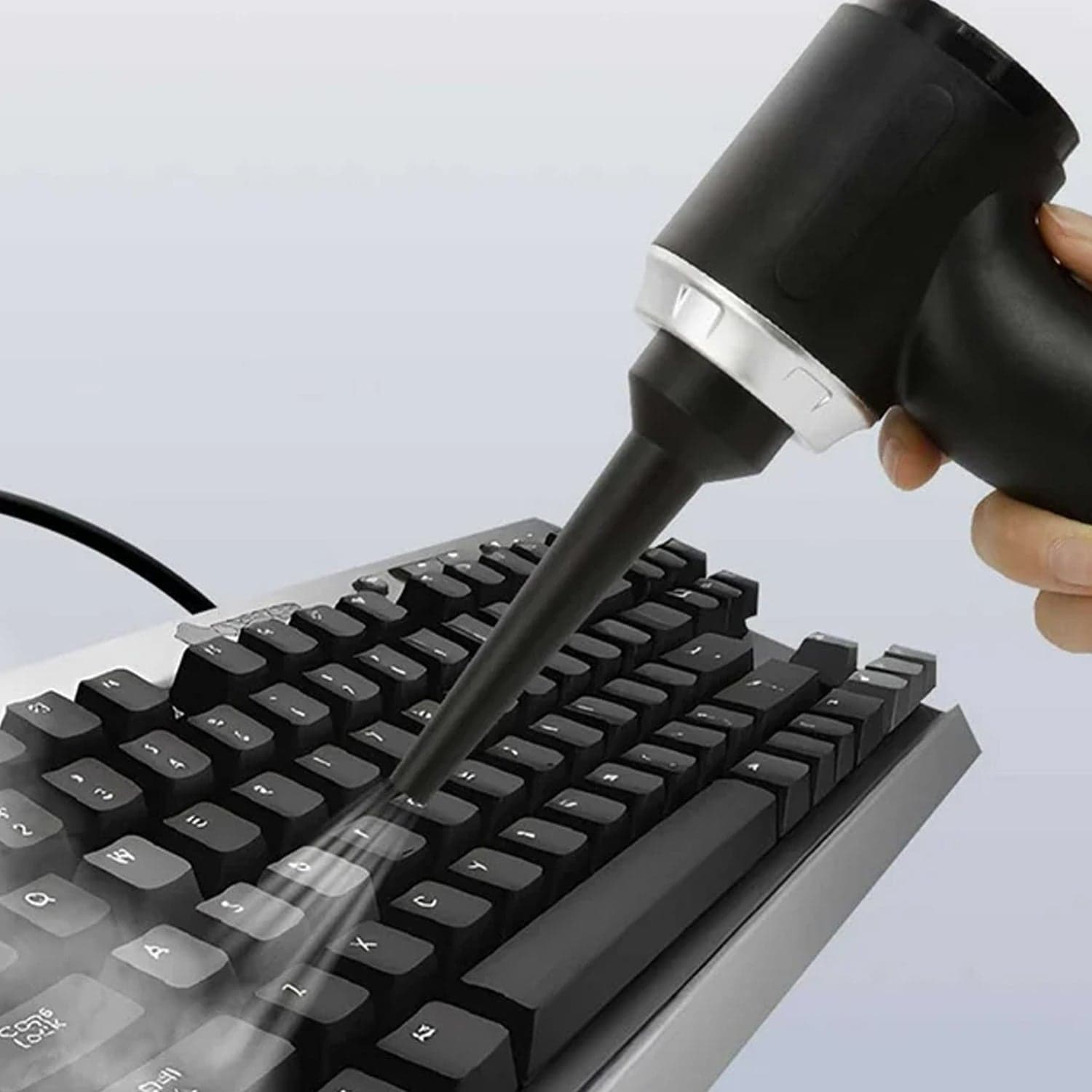 3 In 1 Mini Car Vacuum Of Wireless, Rechargeable, Blower & Dust Cleaner For Car, Home & Keyboard thumbnail 4