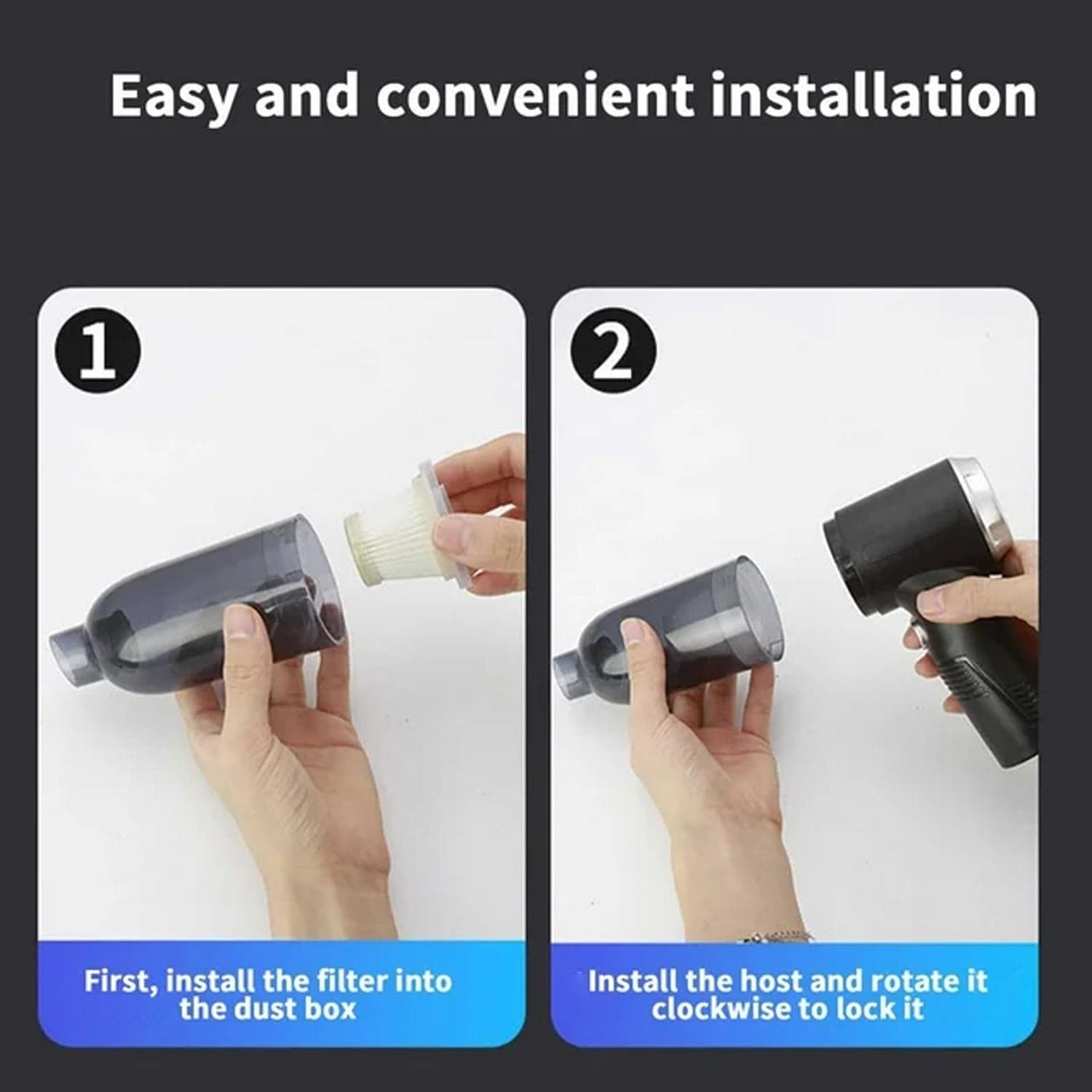 3 In 1 Mini Car Vacuum Of Wireless, Rechargeable, Blower & Dust Cleaner For Car, Home & Keyboard thumbnail 6
