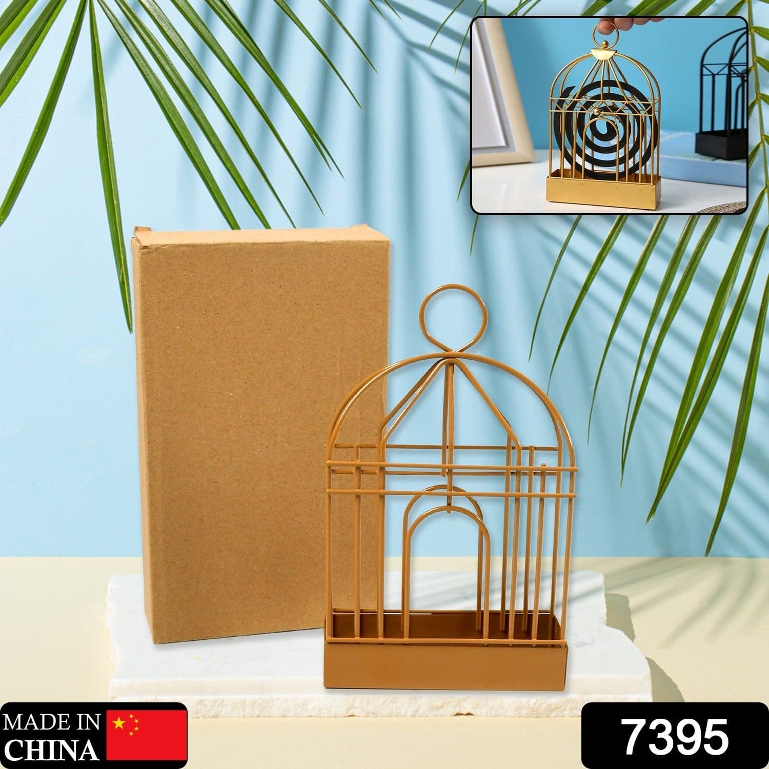 Mosquito Coil Holder, Vintage Style Durable Household Mosquito coil Stand for Office Home thumbnail 2