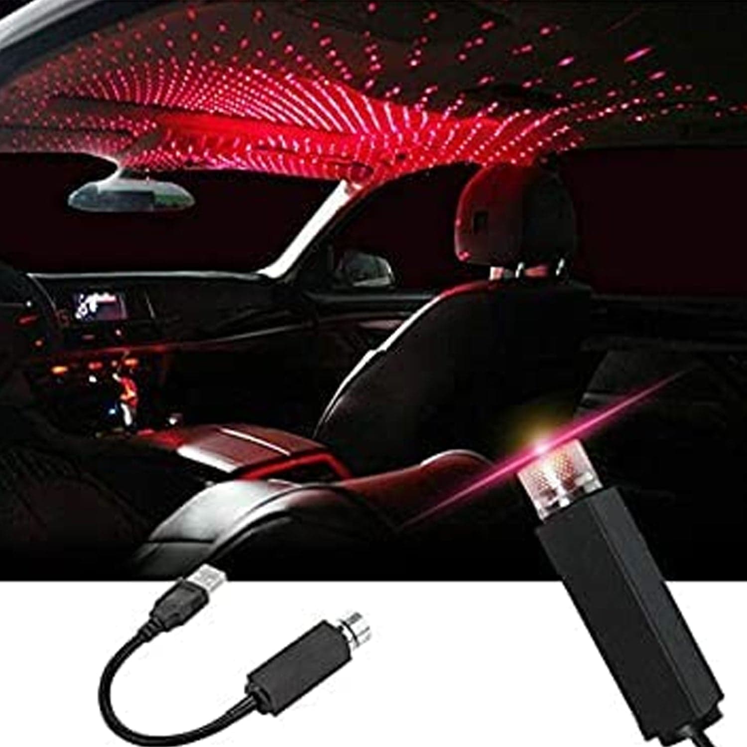 USB Star Projector of Adjustable Night Light for Home & Car thumbnail 3