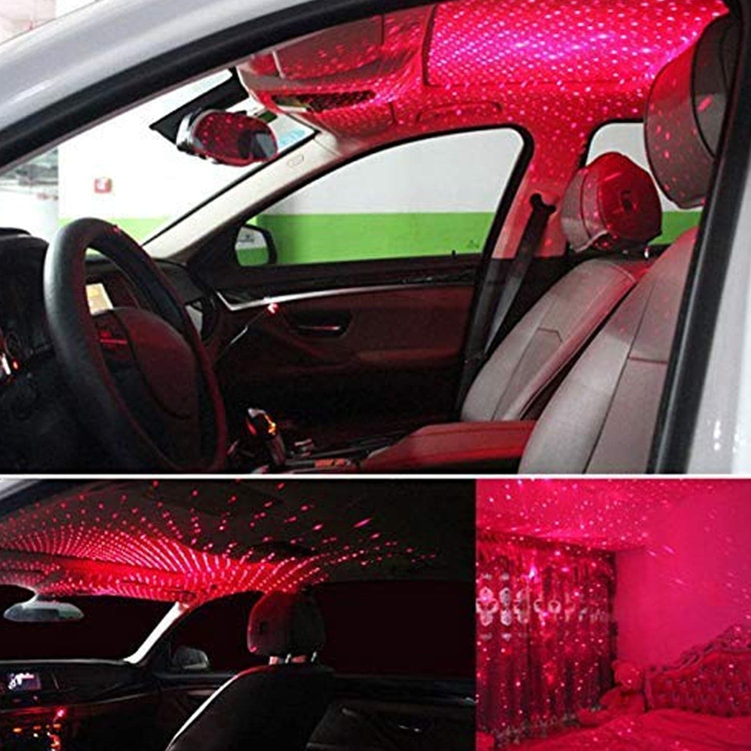USB Star Projector of Adjustable Night Light for Home & Car thumbnail 5