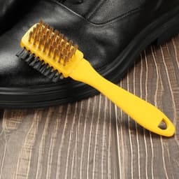 3 Side Portable Multifunctional Shoe Brush Rubber Home Suede Shoes Polishing Brushes 3 Side Shoe Cleaning Brush