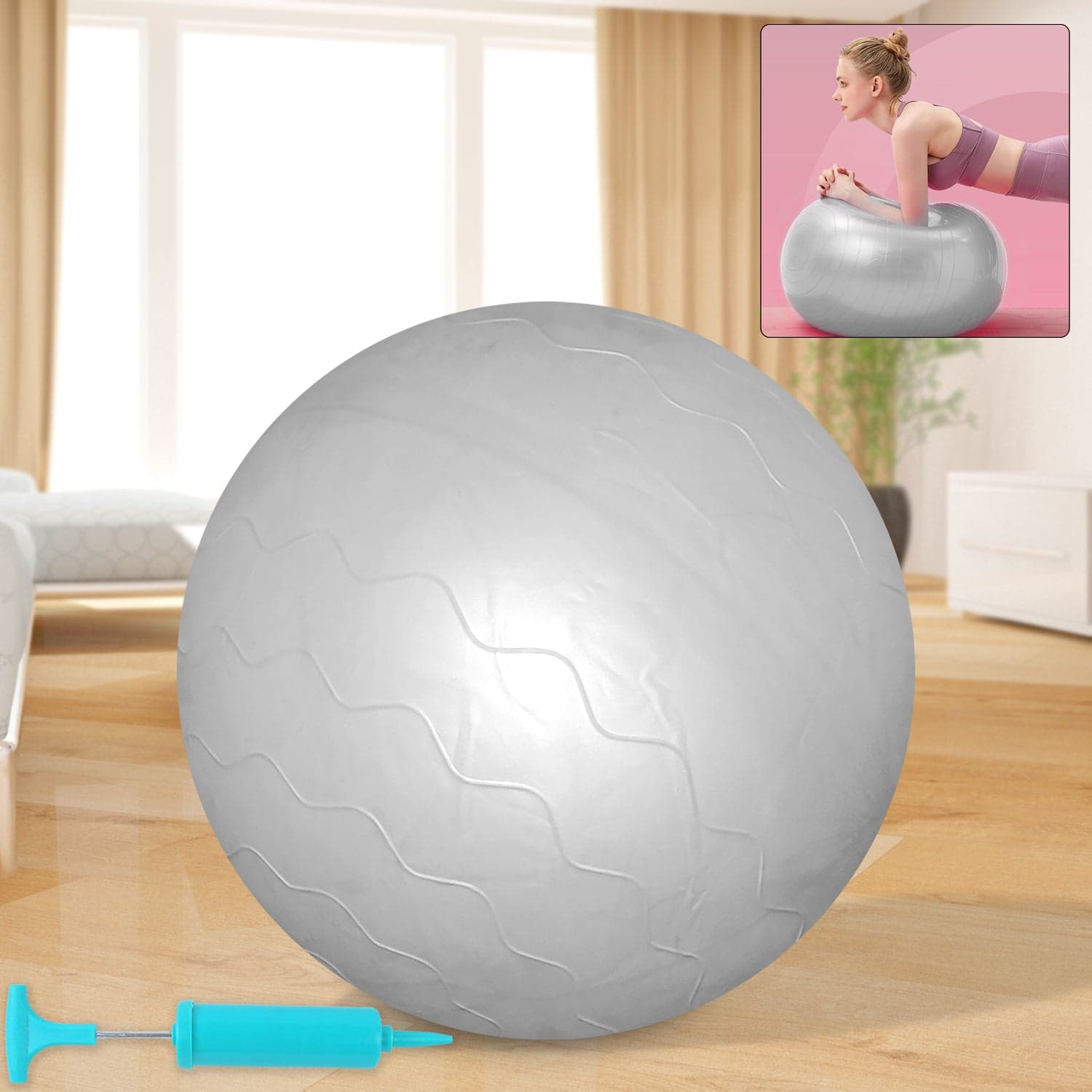 Gym Ball Pump Combo thumbnail 2