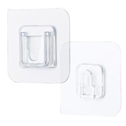 Transparent Adhesive Male Hook Used For Hanging Various Types Of Items (1Pc)