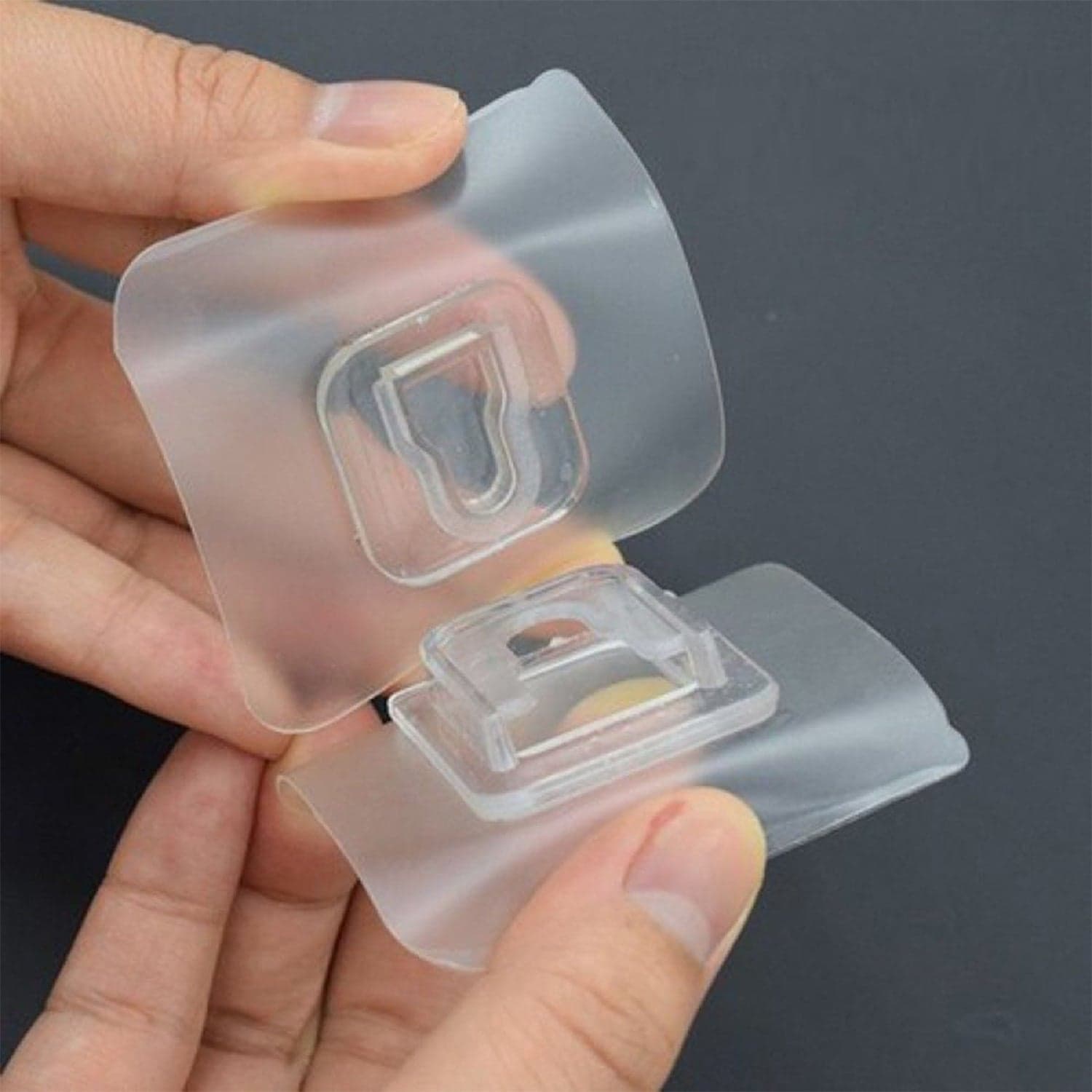 Transparent Adhesive Male Hook Used For Hanging Various Types Of Items (1Pc) thumbnail 7