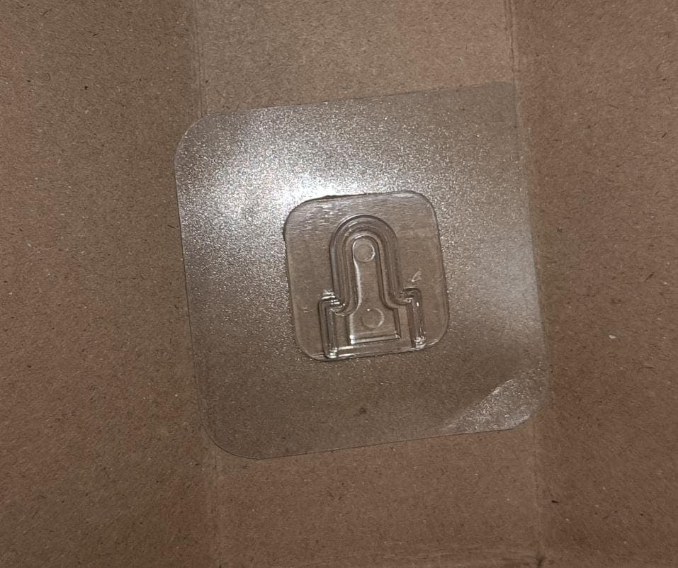Transparent Adhesive Male Hook Used For Hanging Various Types Of Items (1Pc) thumbnail 9