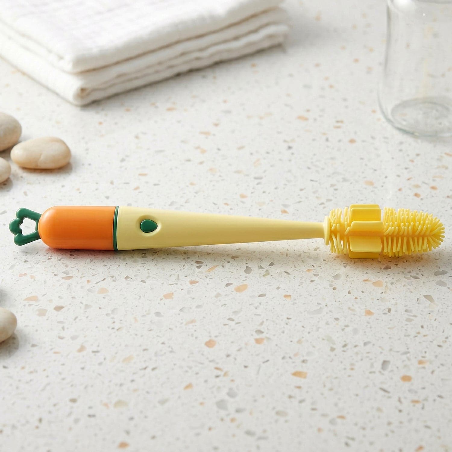 3 in 1 Bottle Cleaning Brush the Gentle & Reusable with Silicone Head thumbnail 8