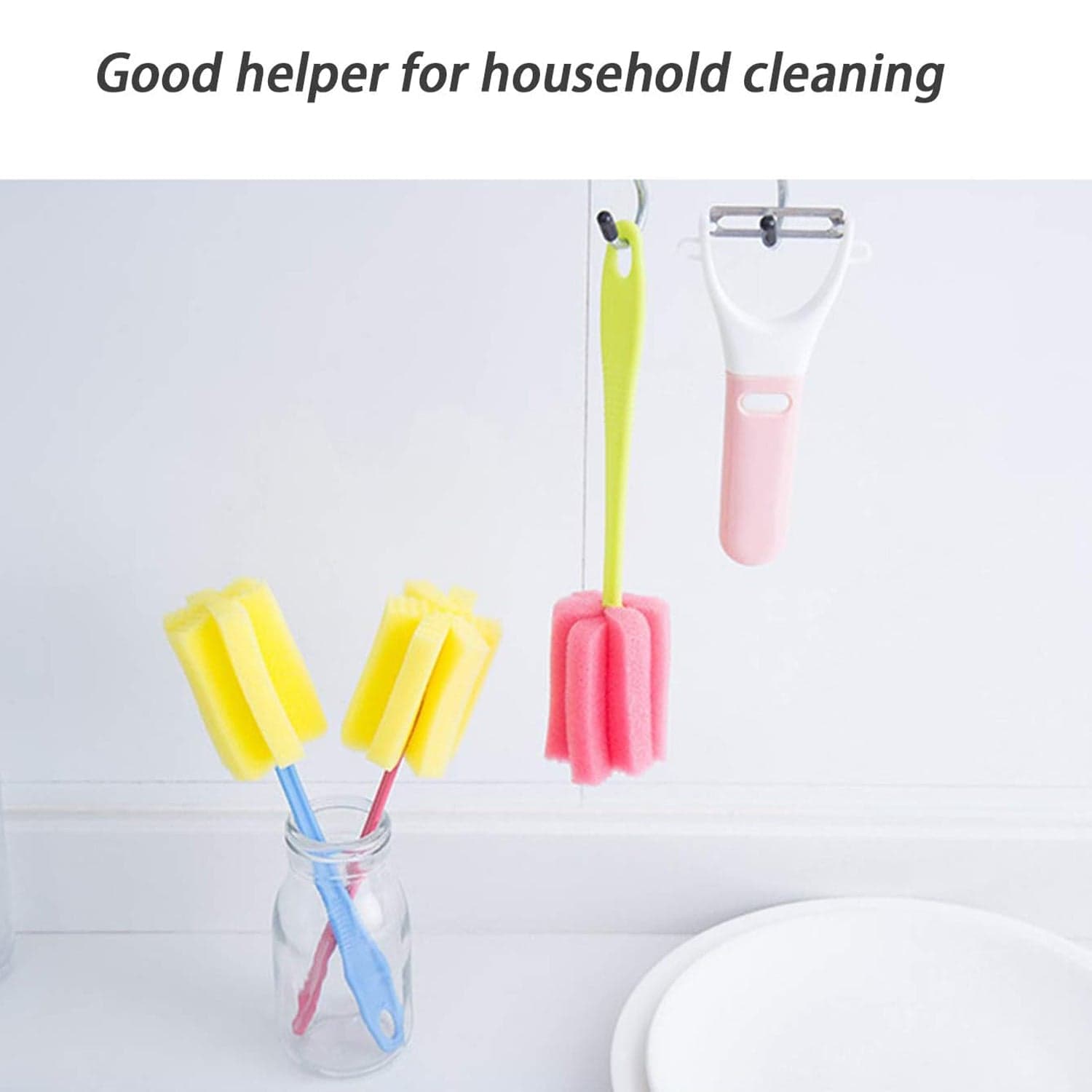 Sponge Head Household Kitchen Cleaning Tool (20Cm) thumbnail 7