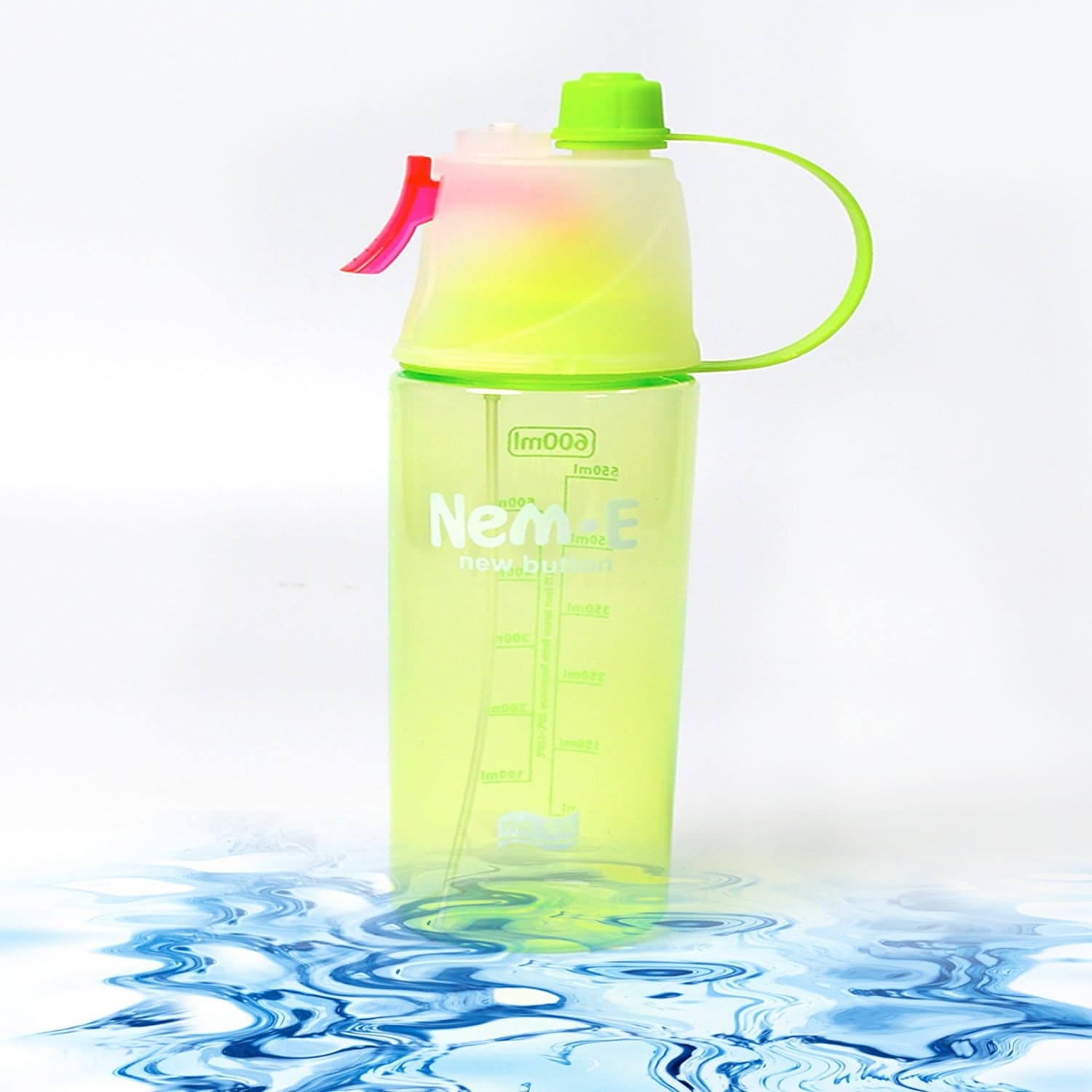 600ml BPA Free Sports Spray Water Bottle for Gym, Cycling & Hiking thumbnail 1