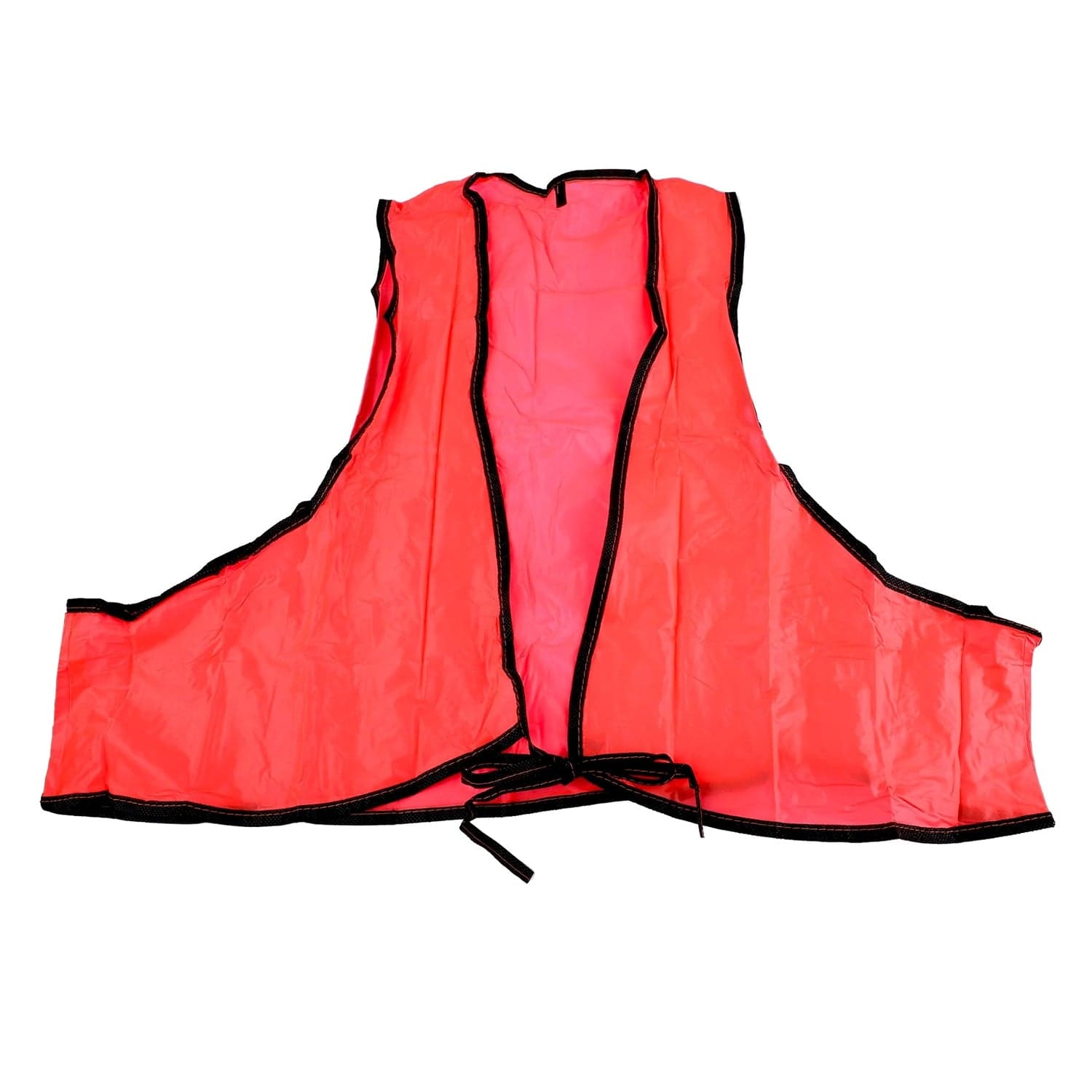Economy PVC Safety Vest of Soft Vinyl, Tie Closure, High Visibility thumbnail 4