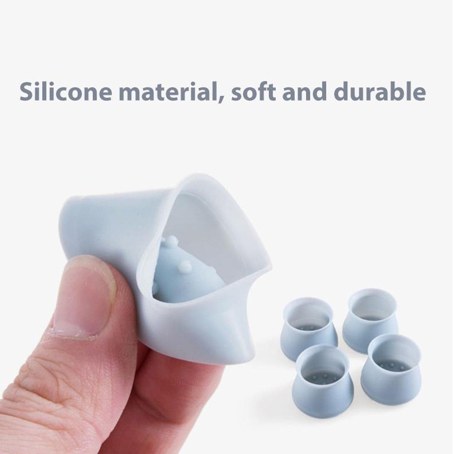 Silicone Furniture Feet Pads for Chair Legs (4 Pcs) thumbnail 4