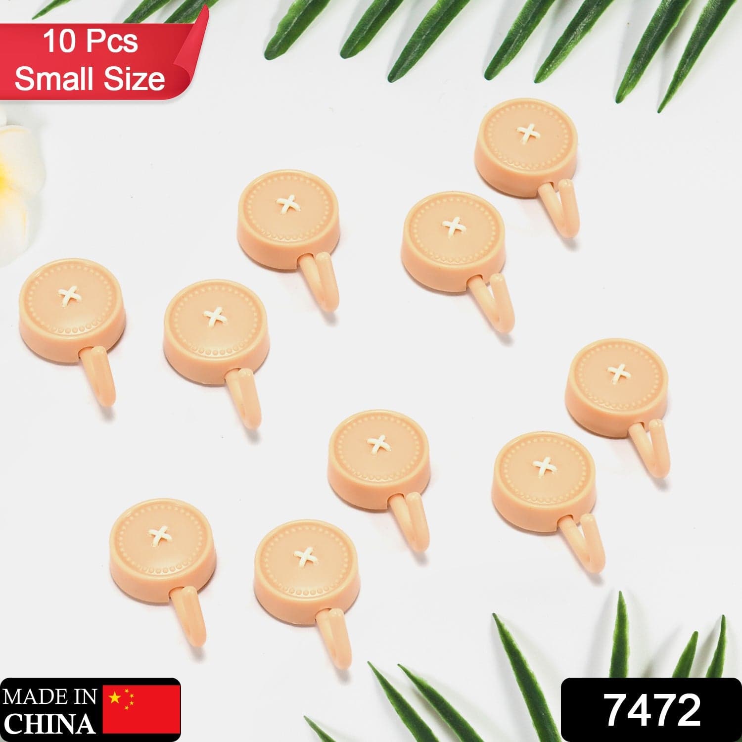 Self-Adhesive Sticky Wall Hooks (10 Pcs) thumbnail 2
