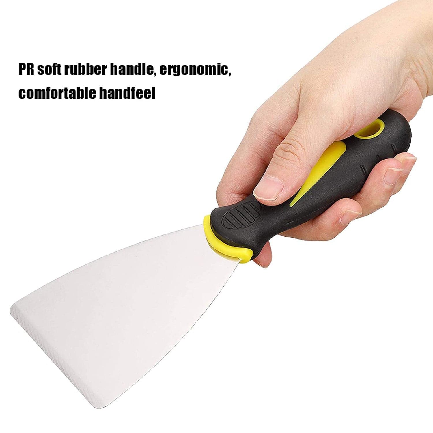 Putty Knife Set with Soft Rubber Handle (1 Pc) thumbnail 7