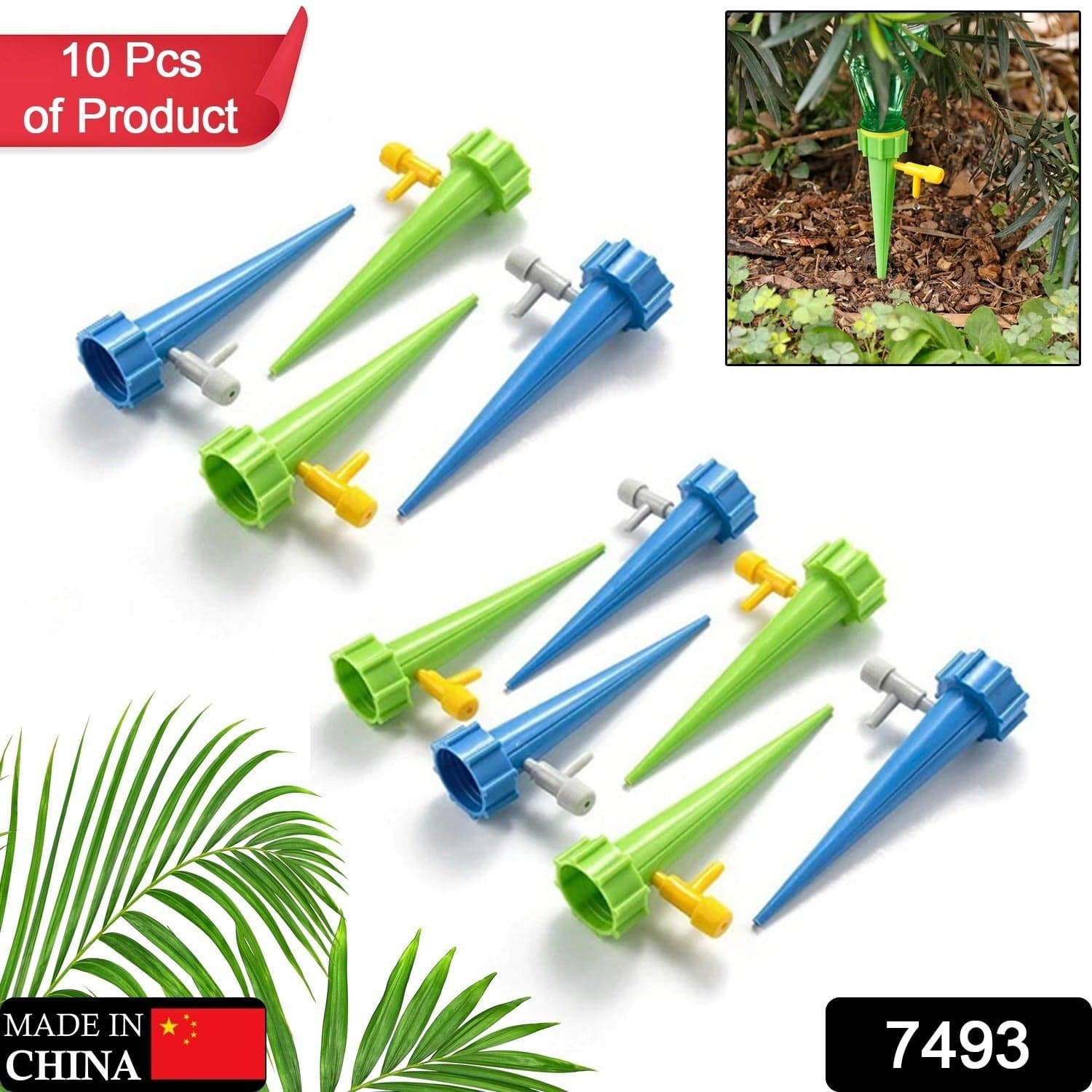 Adjustable Plant Watering Spikes with Slow Release Valve thumbnail 2