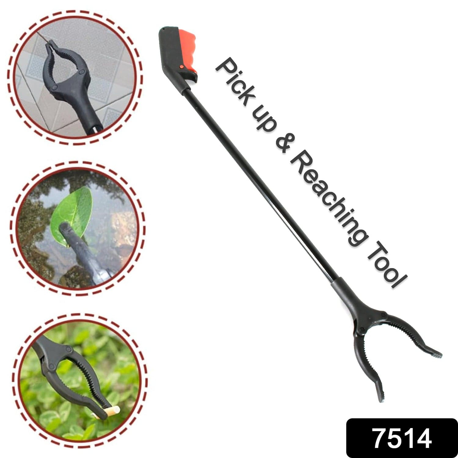 Extra Long Trash Picker Upper Of Rotating Grip Arm For Litter thumbnail 2
