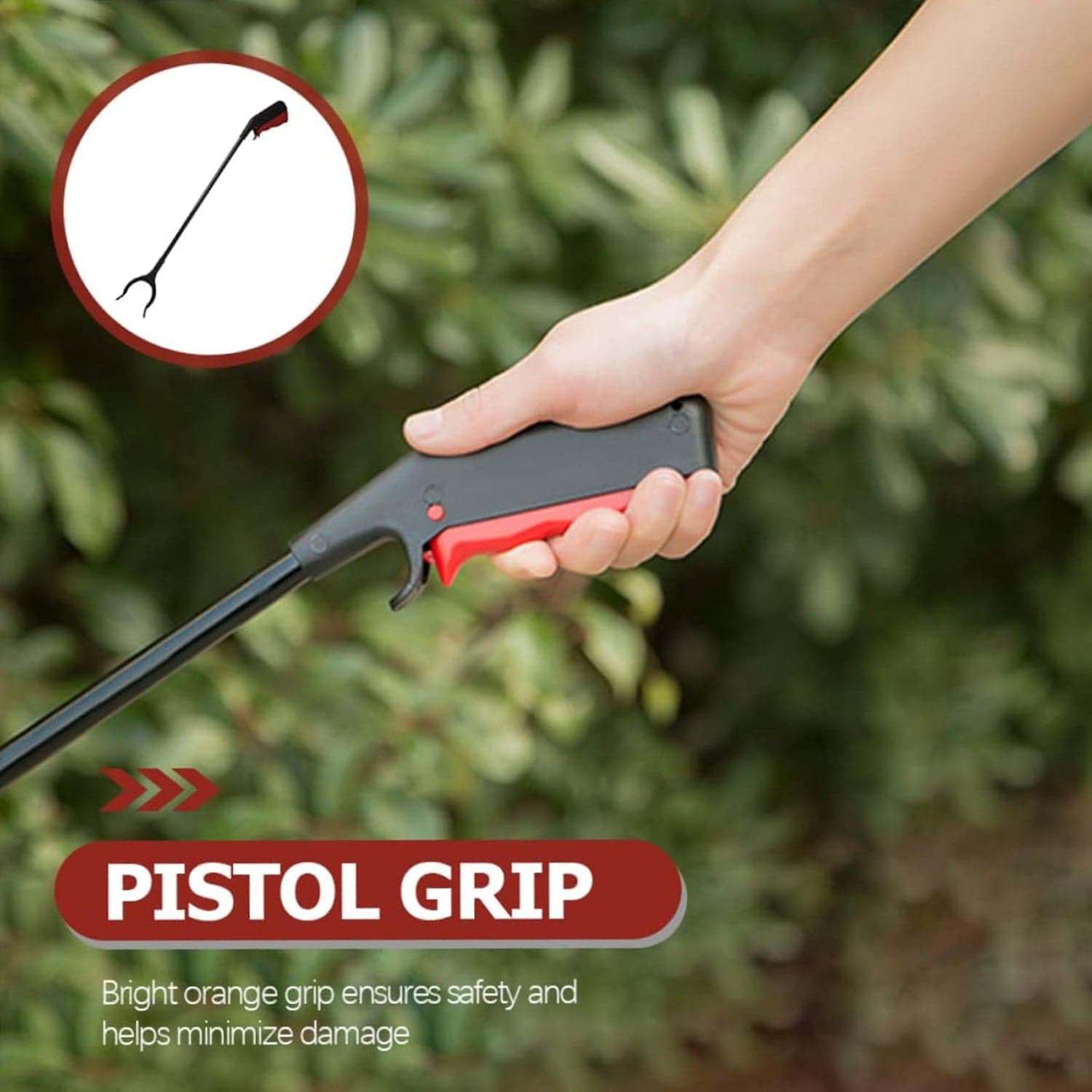 Extra Long Trash Picker Upper Of Rotating Grip Arm For Litter thumbnail 4