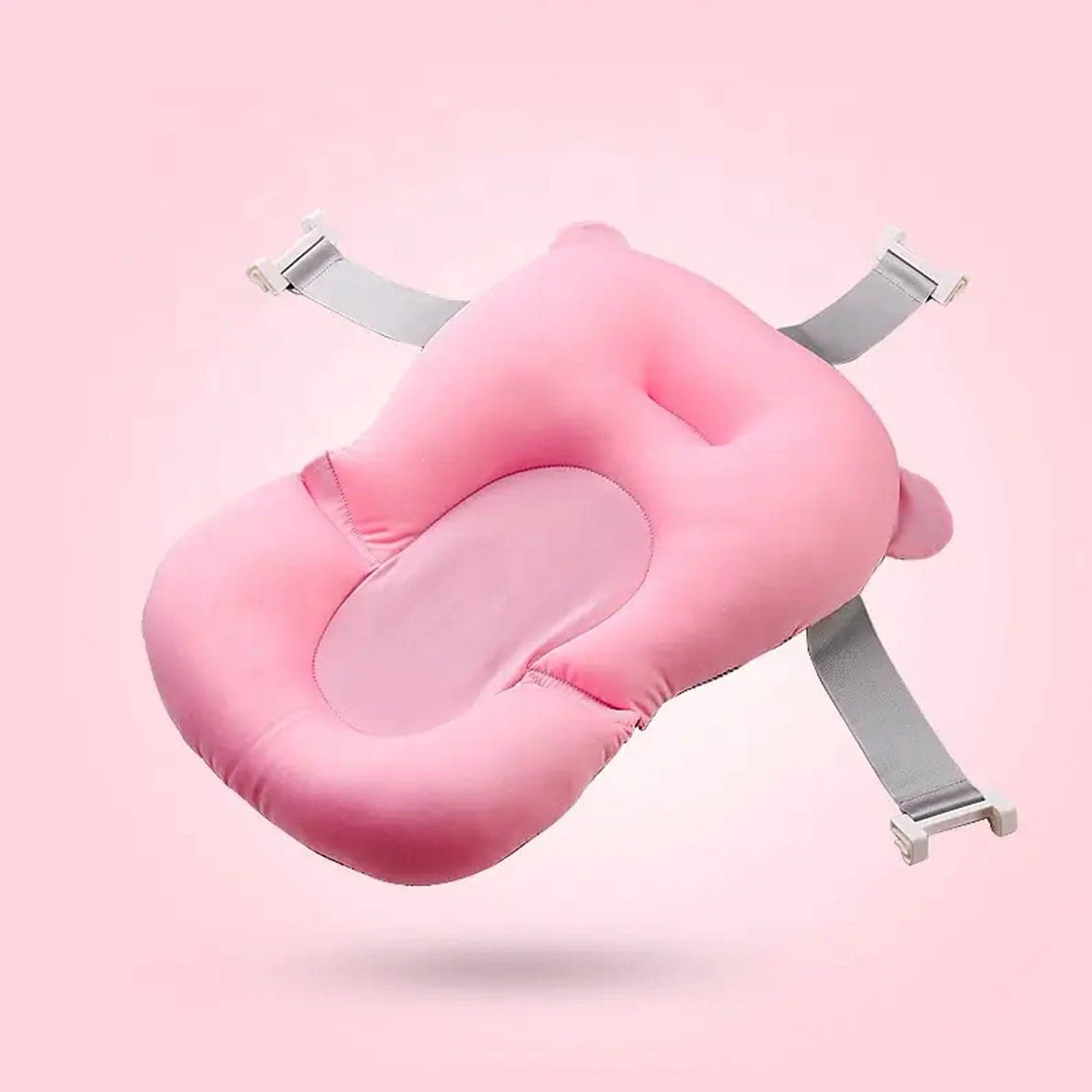 Baby Bath Pillow Newborn Anti-Slip Bathtub Pad Foldable with Strap For 0-6 Month Baby thumbnail 1