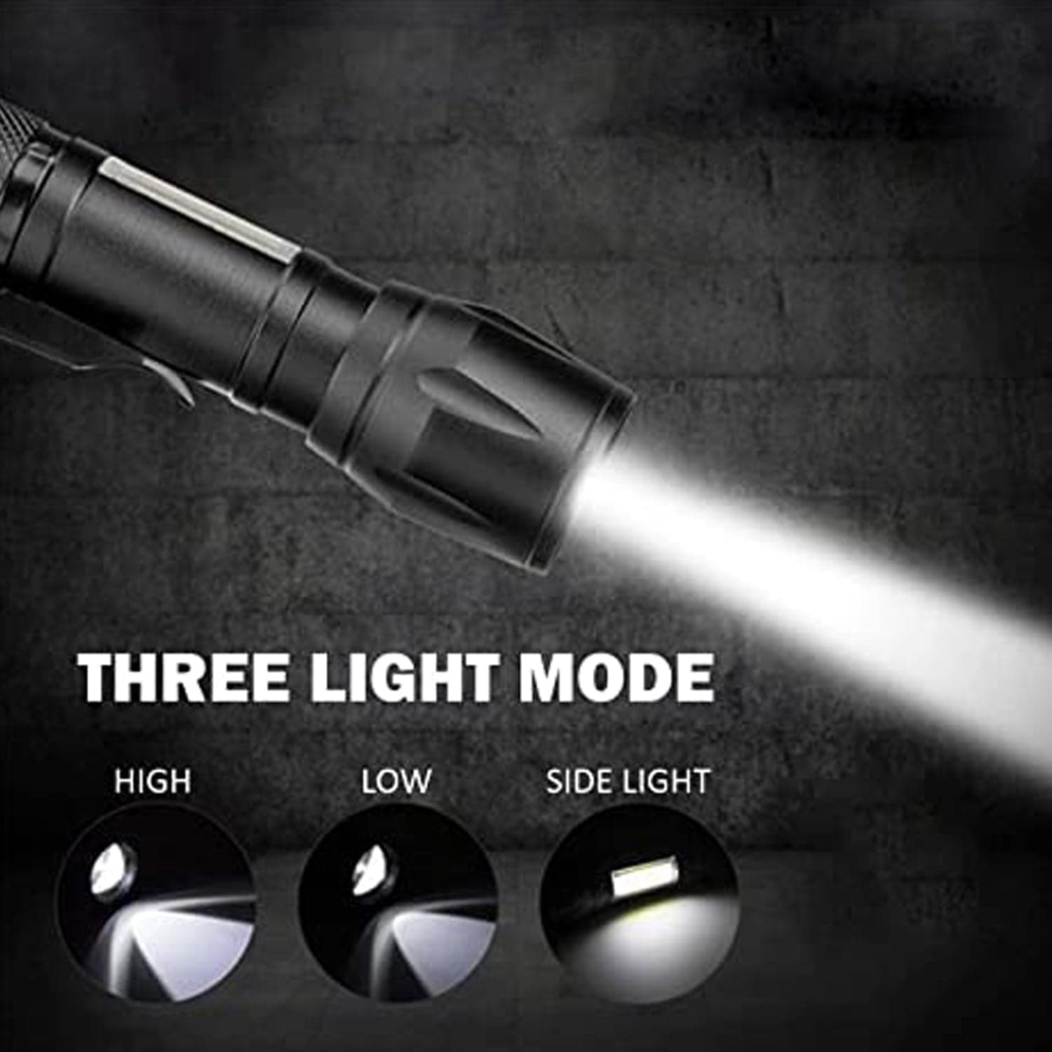Mini Search Rechargeable LED Long Range Flashlight Emergency Light Torch thumbnail 9