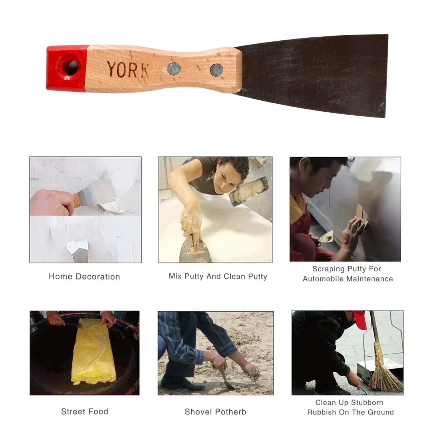 Putty Knife Set with Soft Handle for Drywall & Painting thumbnail 3