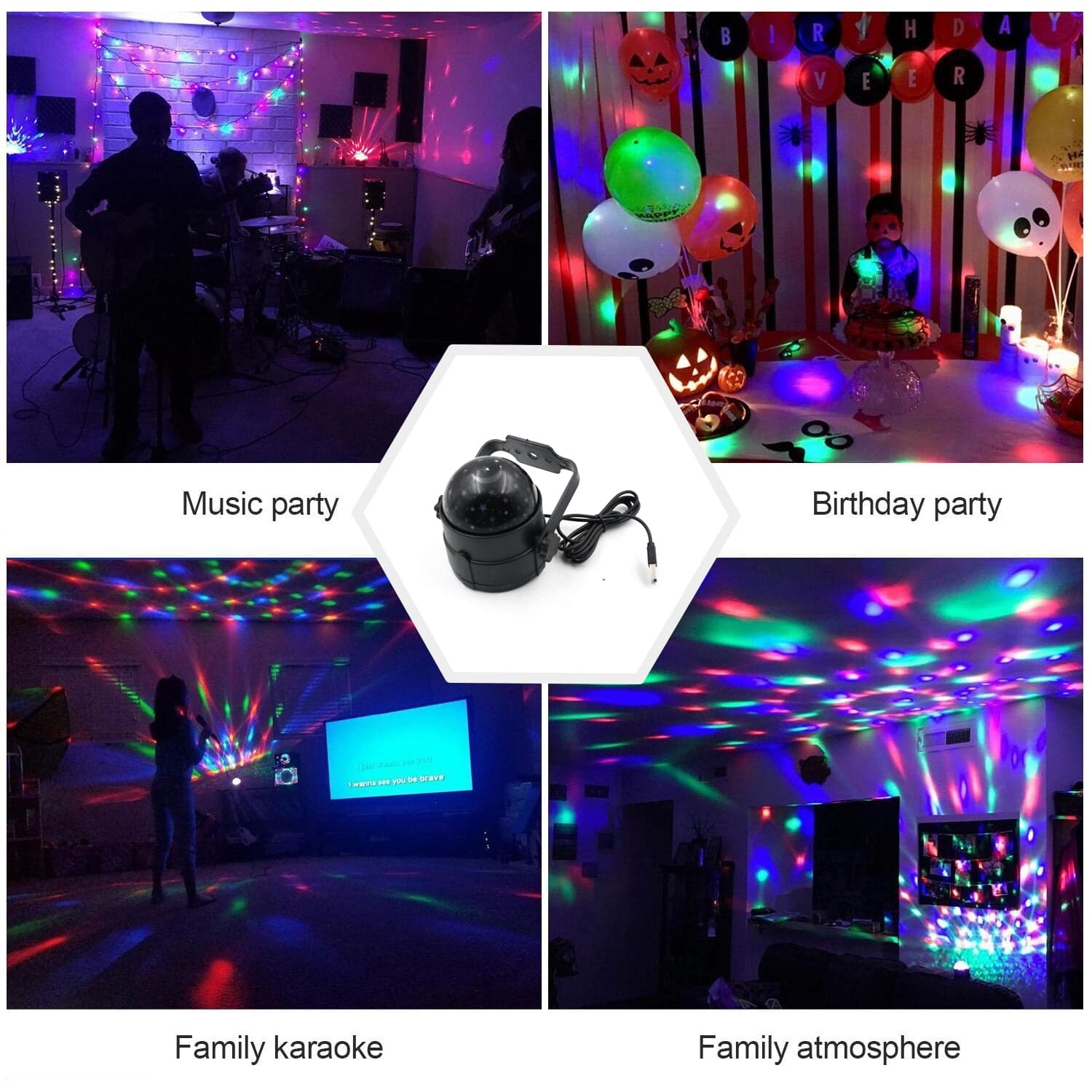 Dj Light Party Disco Light For Home Party thumbnail 6