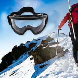 Cycling Motorbike Atv/Dirt Bike Racing Transparent Goggles With Adjustable Strap Sunglasses