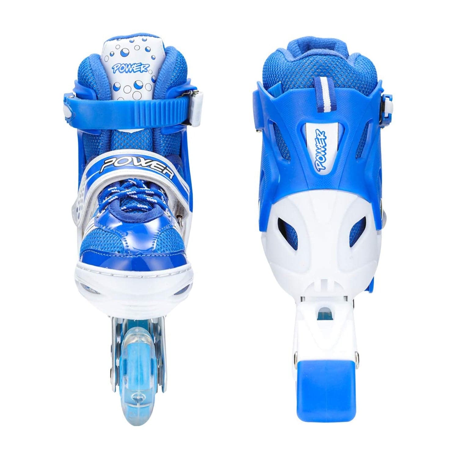Inline Skates With Led Flashing Light Wheel With Adjustable Length Skate Premium High Quality Skates Pair (Roller Skate  thumbnail 8