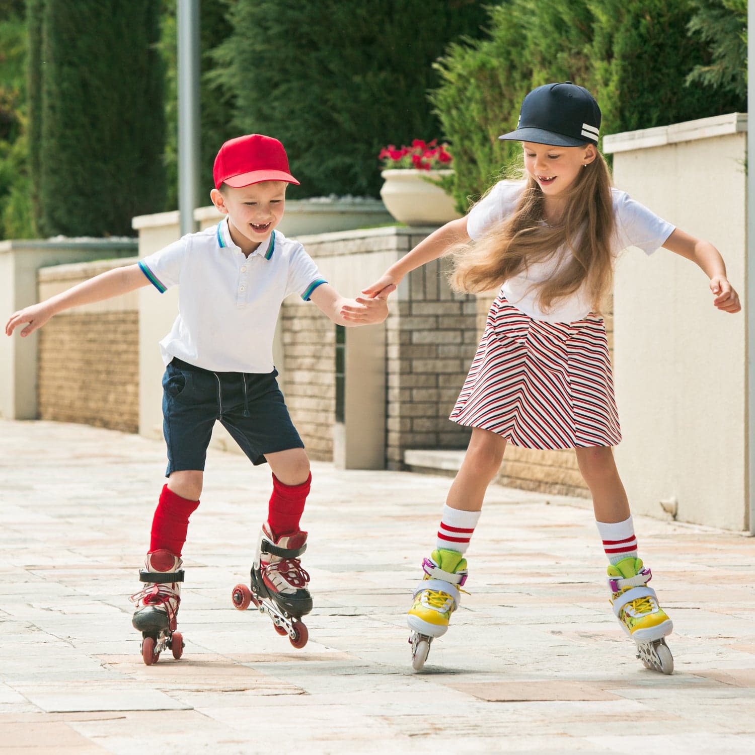 Inline Skates With Led Flashing Light Wheel With Adjustable Length Skate Premium High Quality Skates Pair (Roller Skate  thumbnail 9