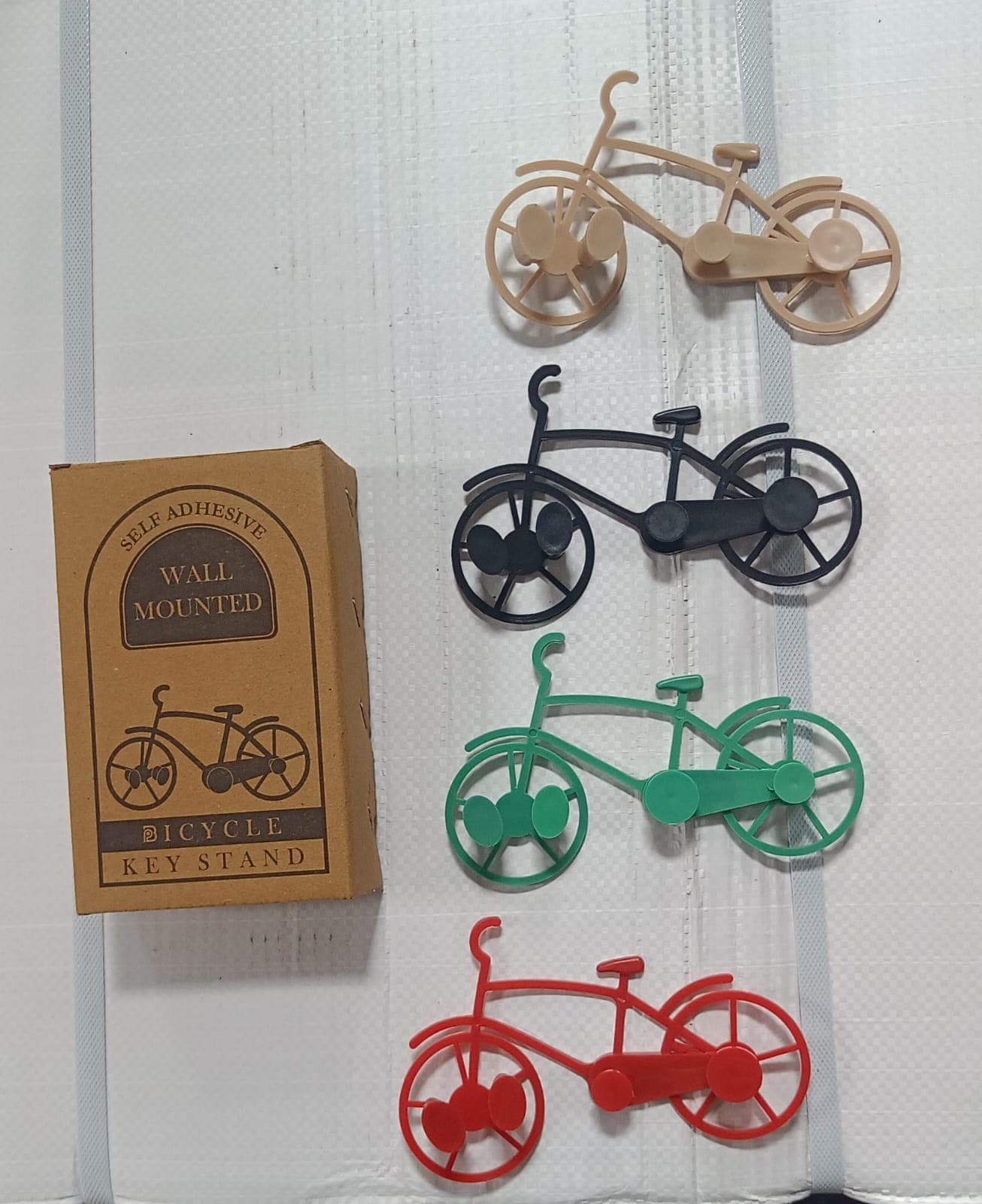 Bicycle Shape Key Chain Holder And Wall Mount Bike Hook Key Holders Plastic Key Holder For Home thumbnail 7