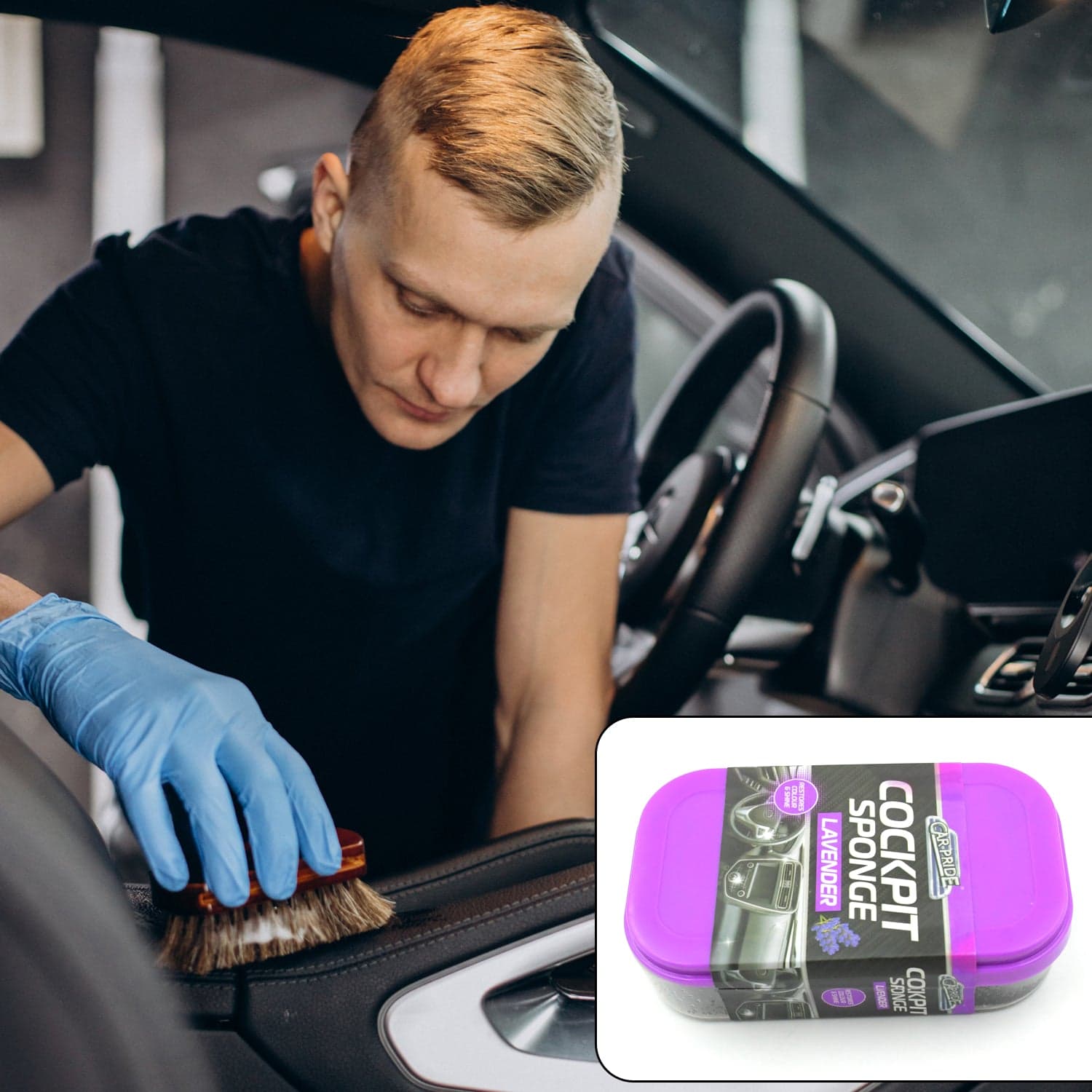 Cockpit Sponge - Polishing Sponge Cleaning Sponge Foam Perfect For Car Polish thumbnail 7