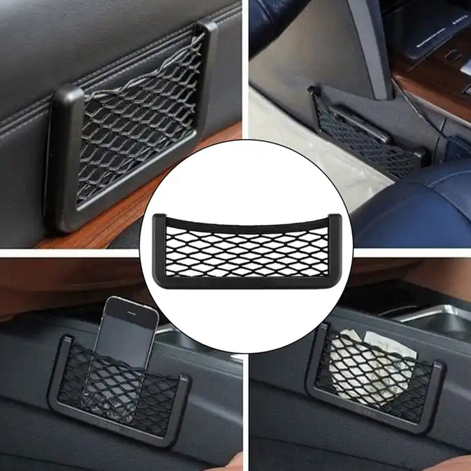 Car Storage Organize Car String Bag Car Seat Side Storage thumbnail 3