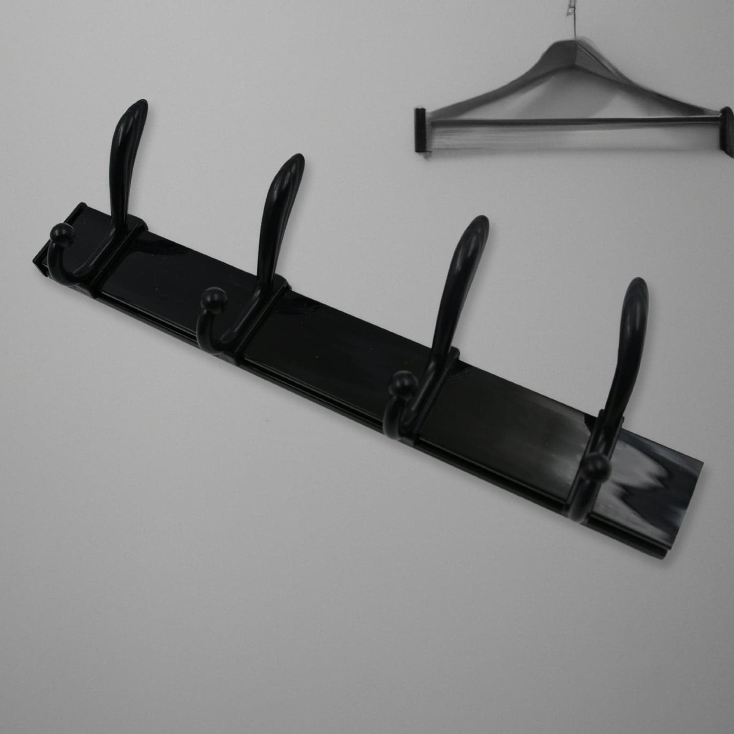 Extra Long 4-Hook Wall Coat Hanger with Eco Adhesive thumbnail 6