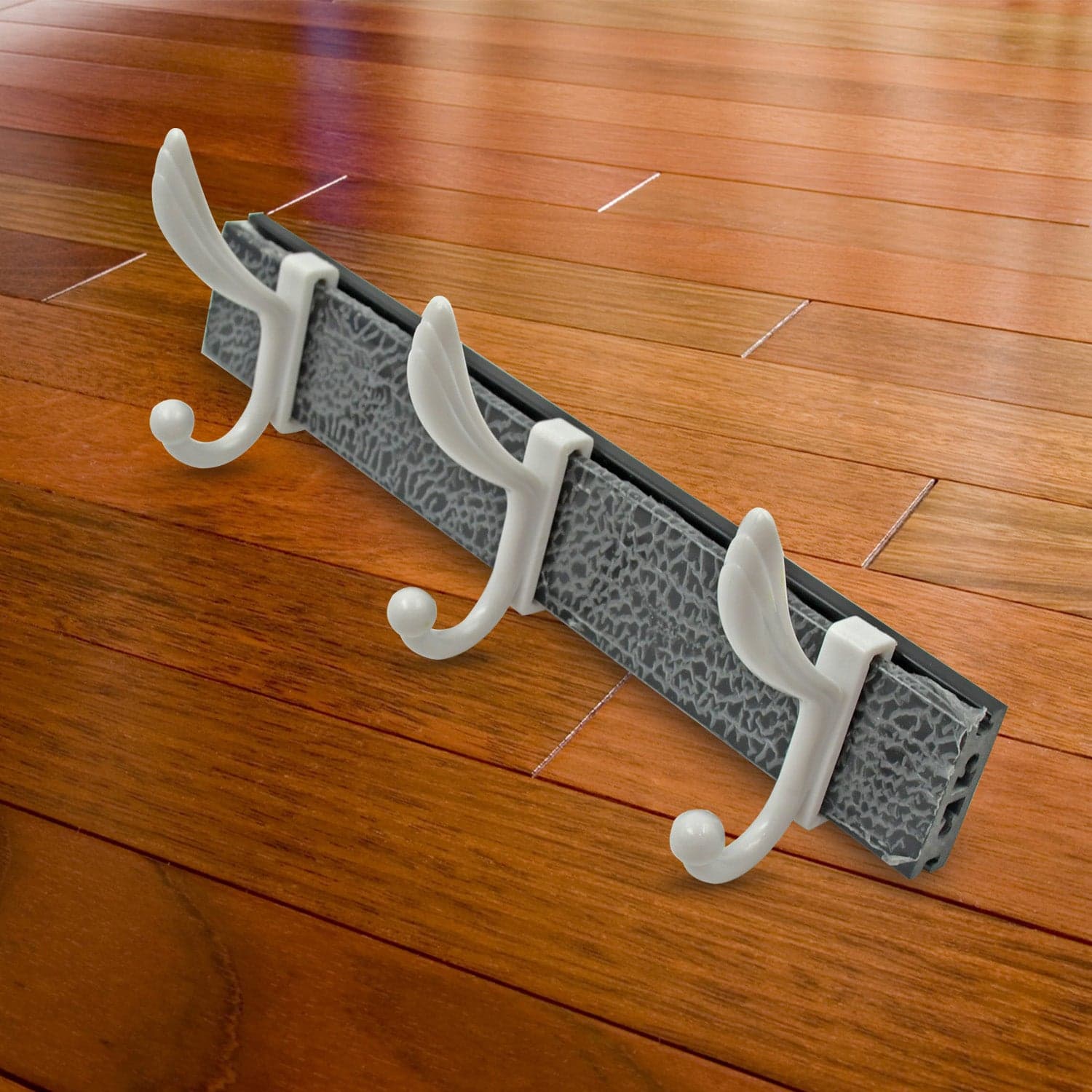 Wall Mounted Coat Hanger Rack of 6 Hooks for Clothes, Jackets & Hats thumbnail 4