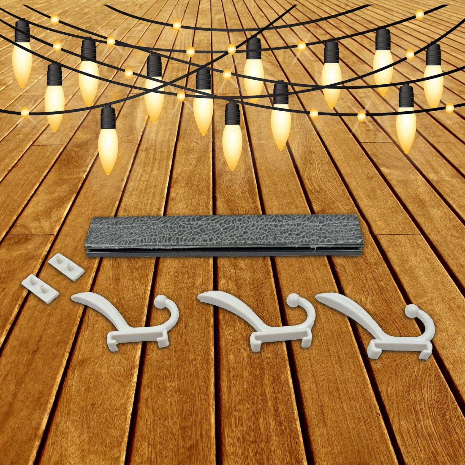 Wall Mounted Coat Hanger Rack of 6 Hooks for Clothes, Jackets & Hats thumbnail 8