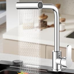 360° Rotating Waterfall Kitchen Faucet of Touch & Swivel Sink Extender (4 In 1 )