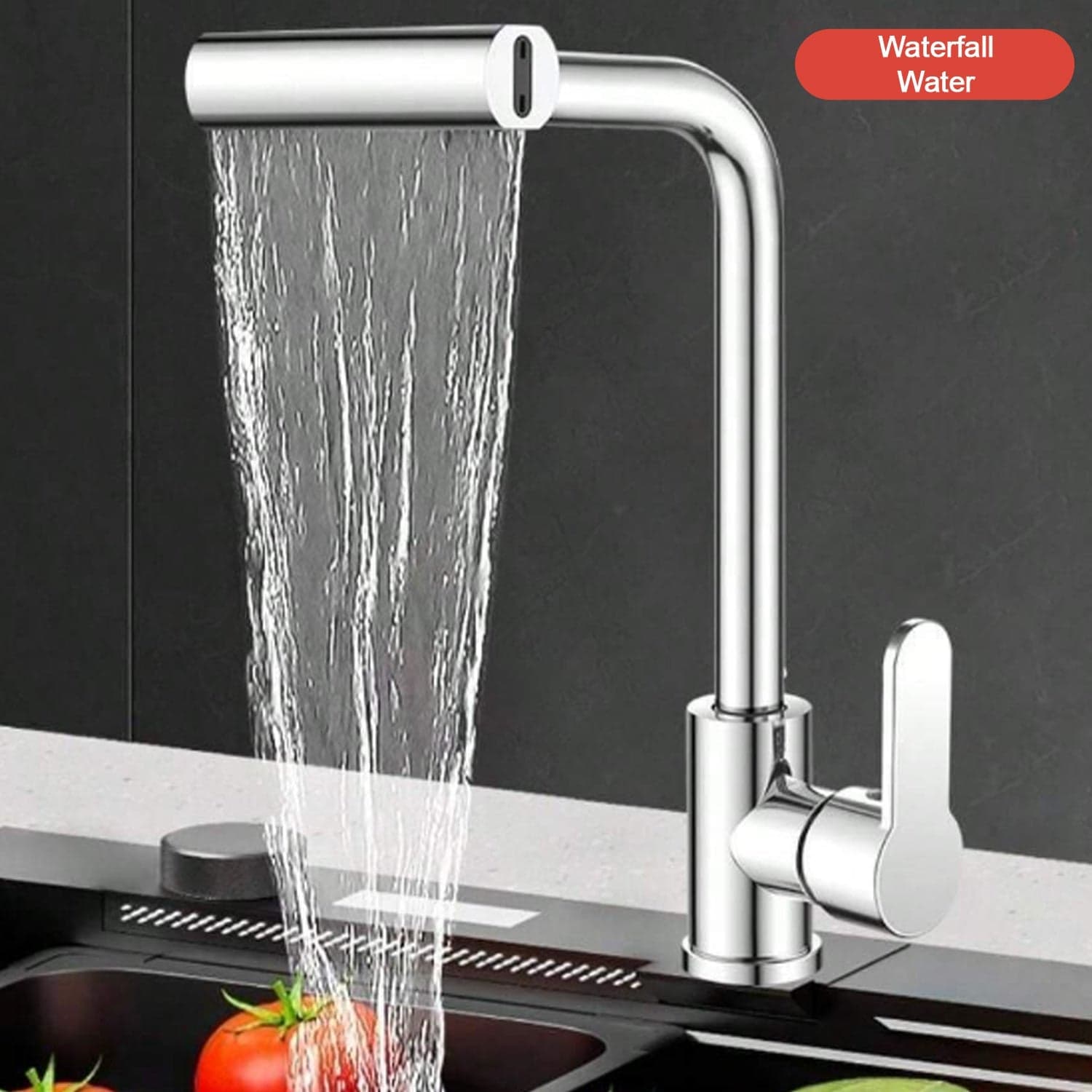 360° Rotating Waterfall Kitchen Faucet of Touch & Swivel Sink Extender (4 In 1 ) thumbnail 7