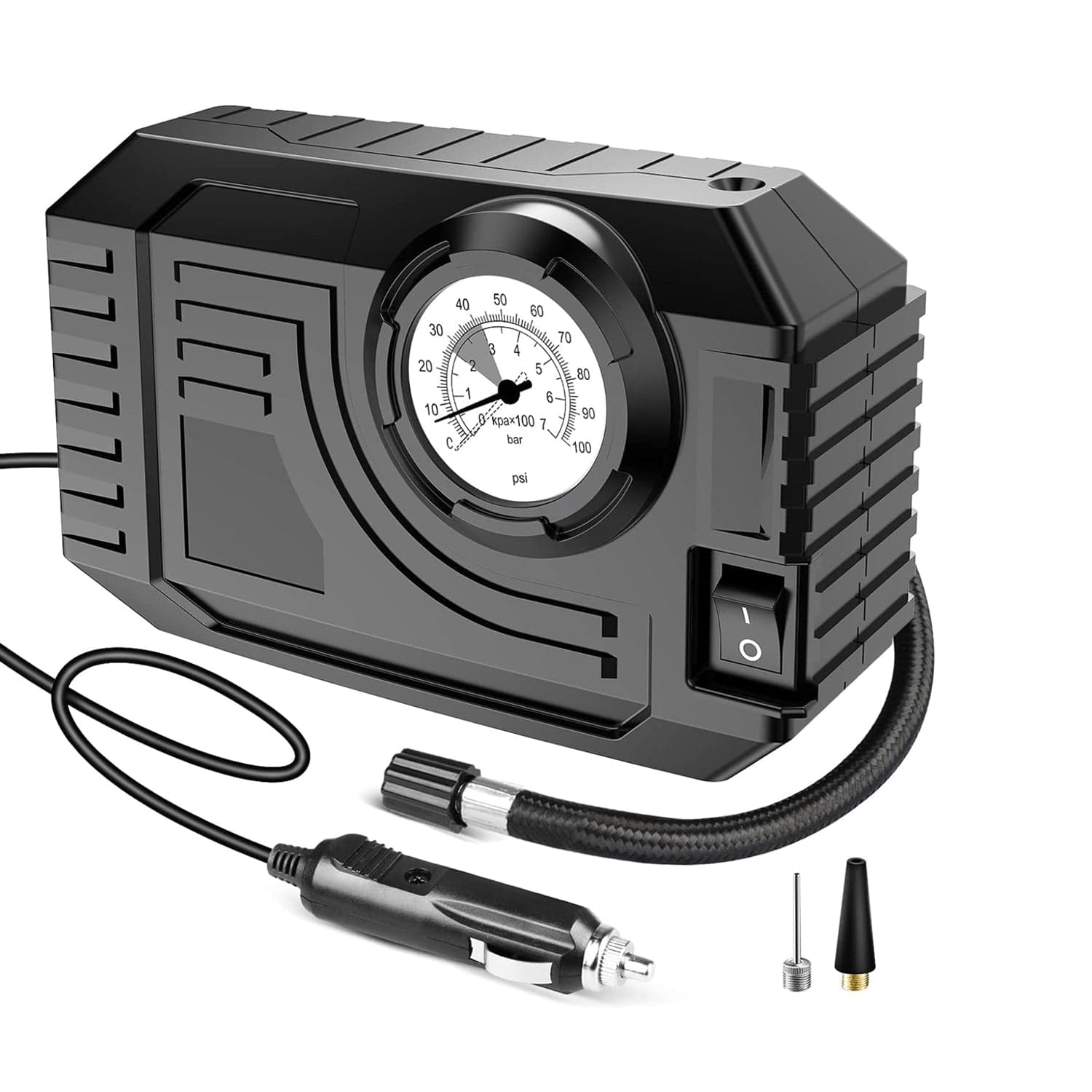 Tire Inflator Portable Air Compressor 12V Small Air Pump For Car Tires Bicycle Balloons thumbnail 4