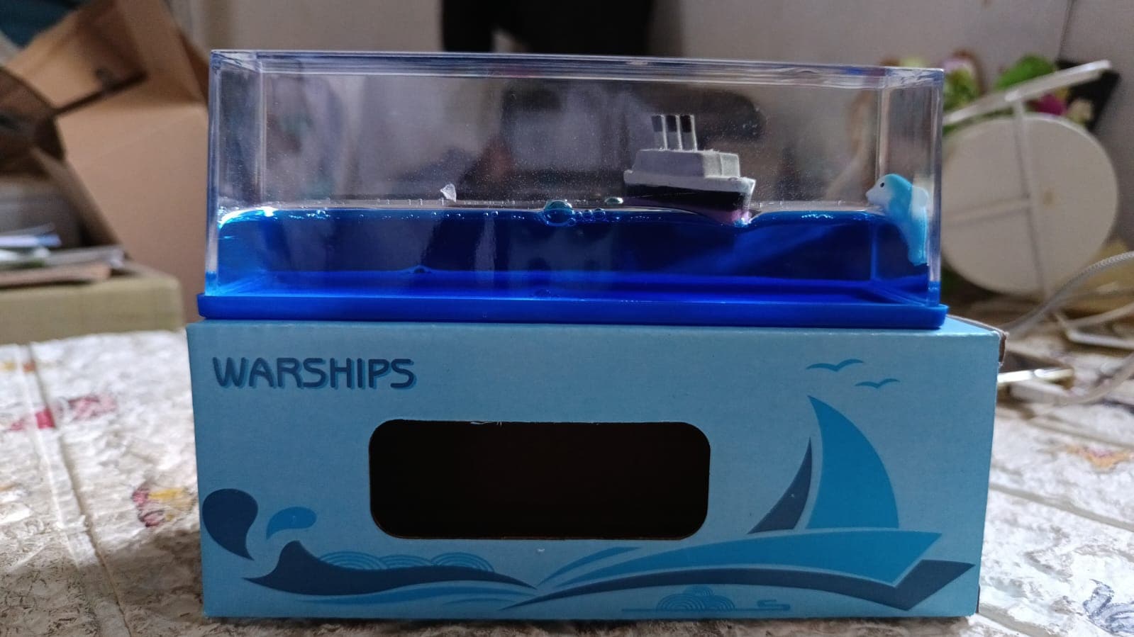 Car Interior Dashboard Decoration Floating Water Cruiser Ship Iceberg Ornament Car Interior Decoration For Birthday Gifts thumbnail 6