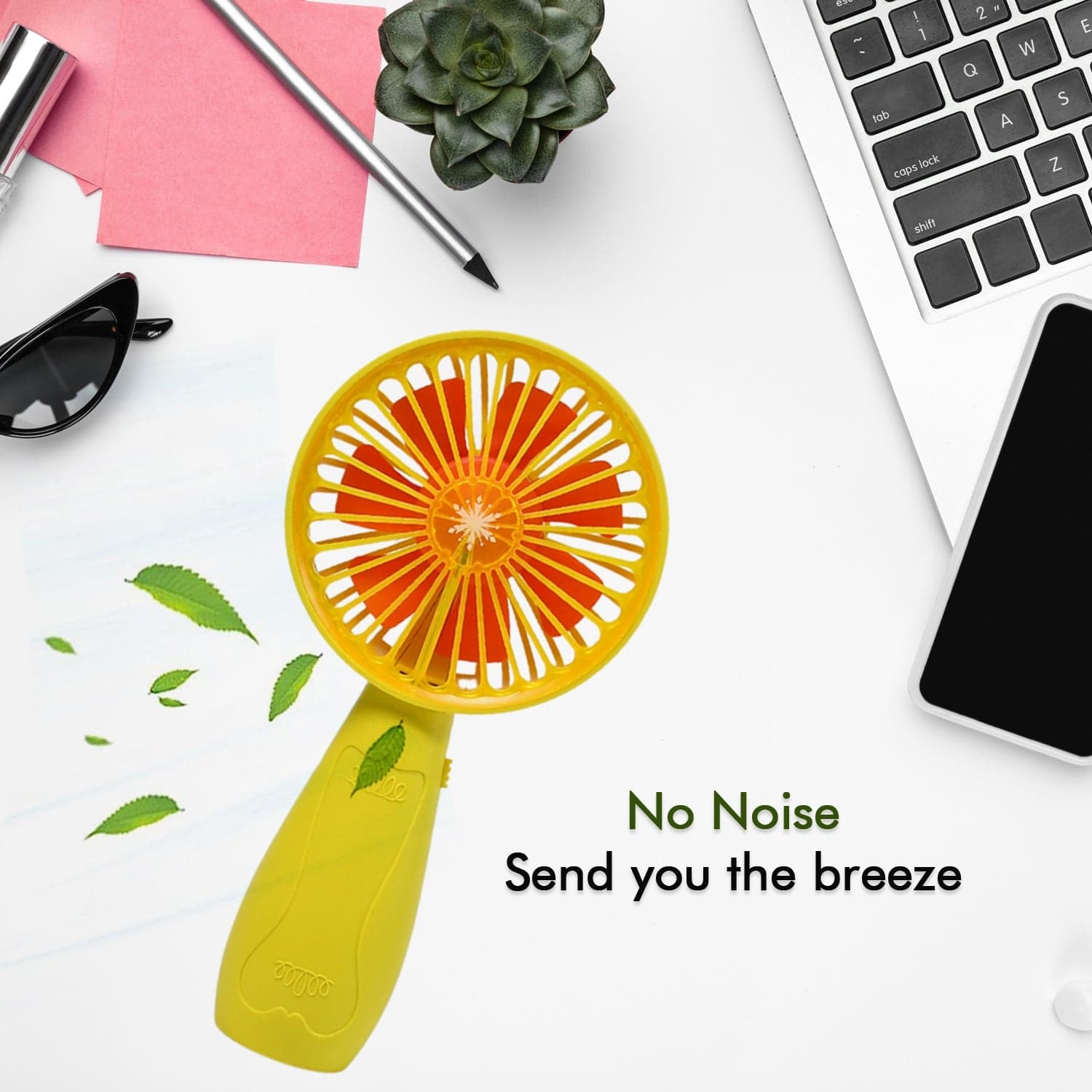 Foldable Handy Light Fans Rechargeable Handheld Mini Fan Electric Personal Fans Hand Bar Desktop Fan (Battery Not Include) thumbnail 4