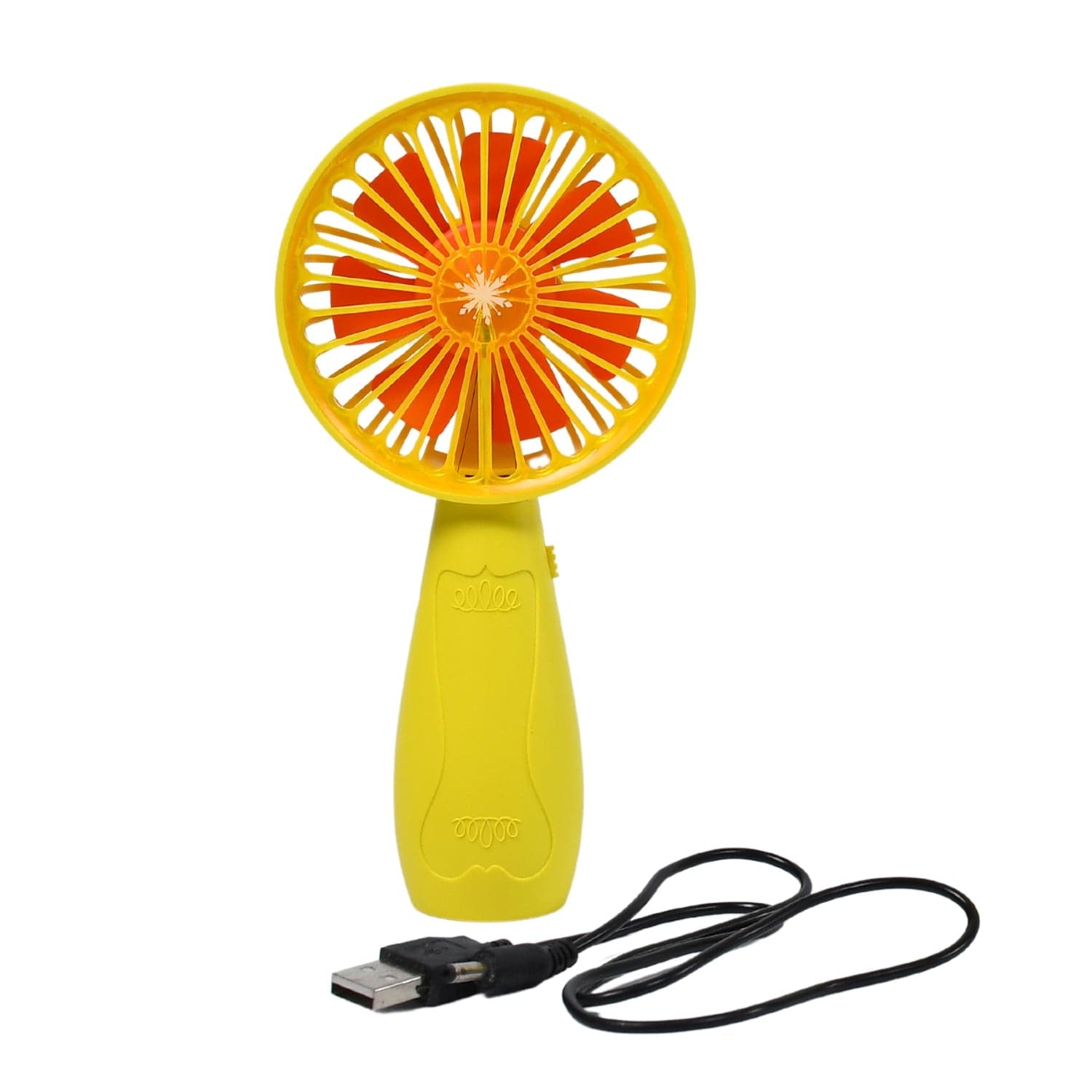 Foldable Handy Light Fans Rechargeable Handheld Mini Fan Electric Personal Fans Hand Bar Desktop Fan (Battery Not Include) thumbnail 5