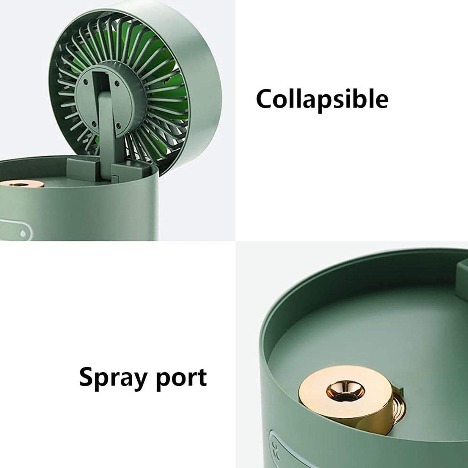 Mini Desktop Cooling Fan with Humidifier Spray thumbnail 9