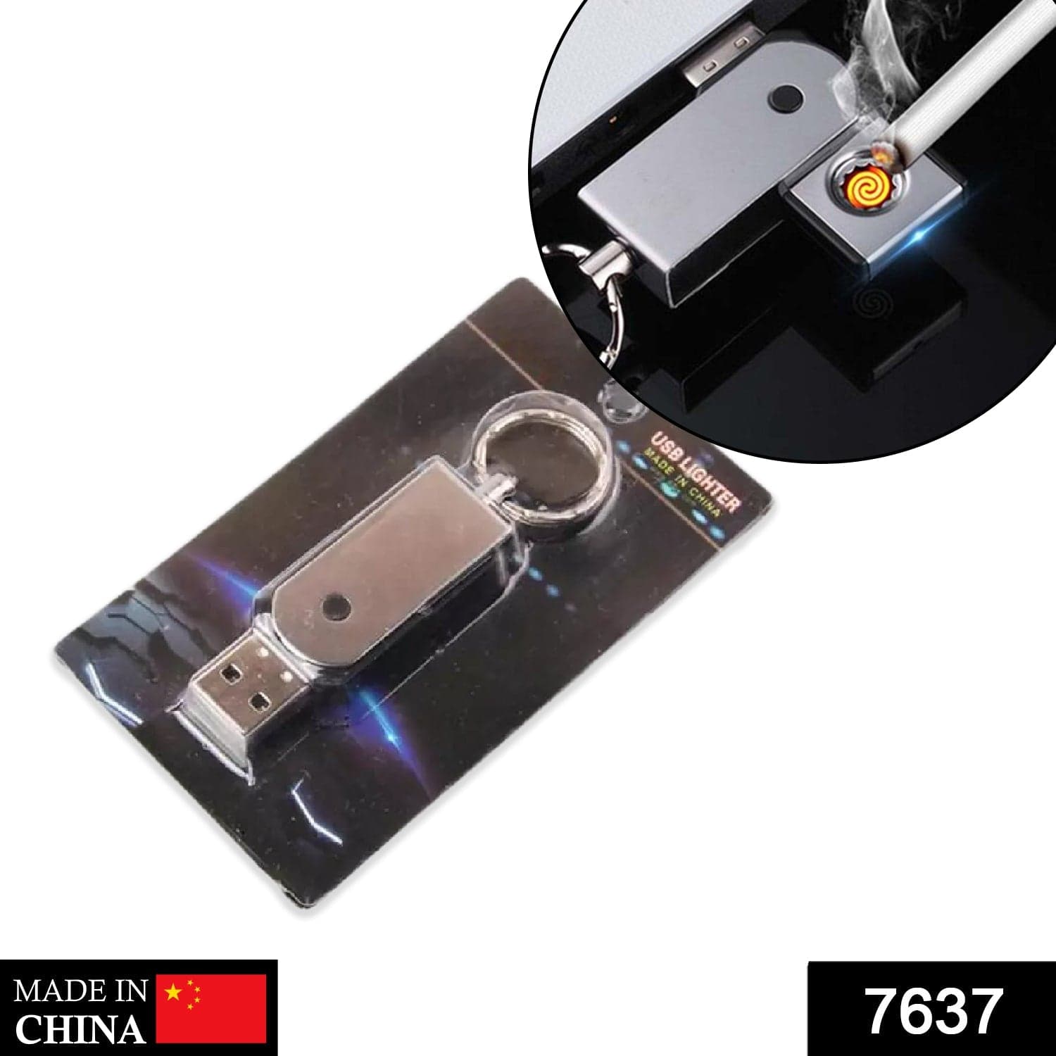 USB Mini Portable Lighters With Thin Metal Creative thumbnail 2